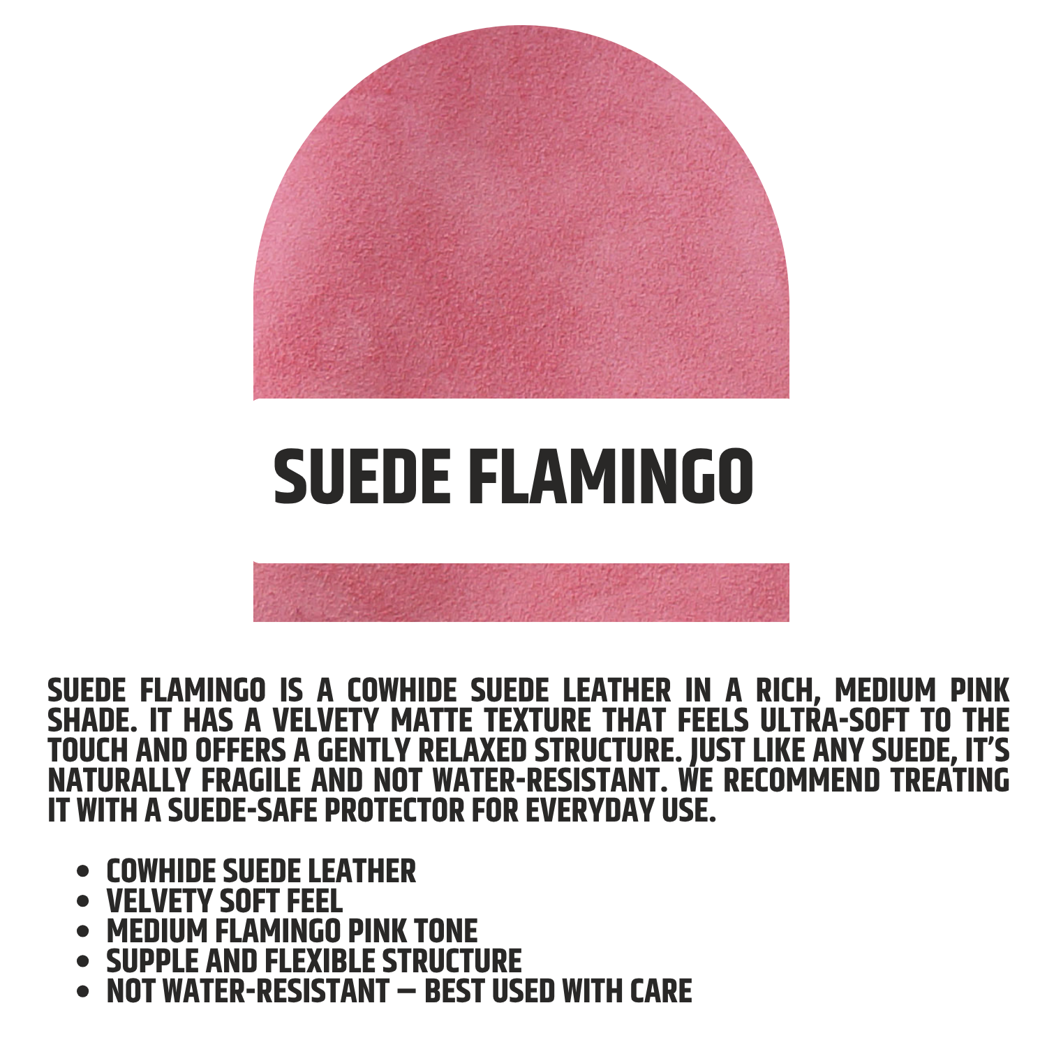 Suede Flamingo