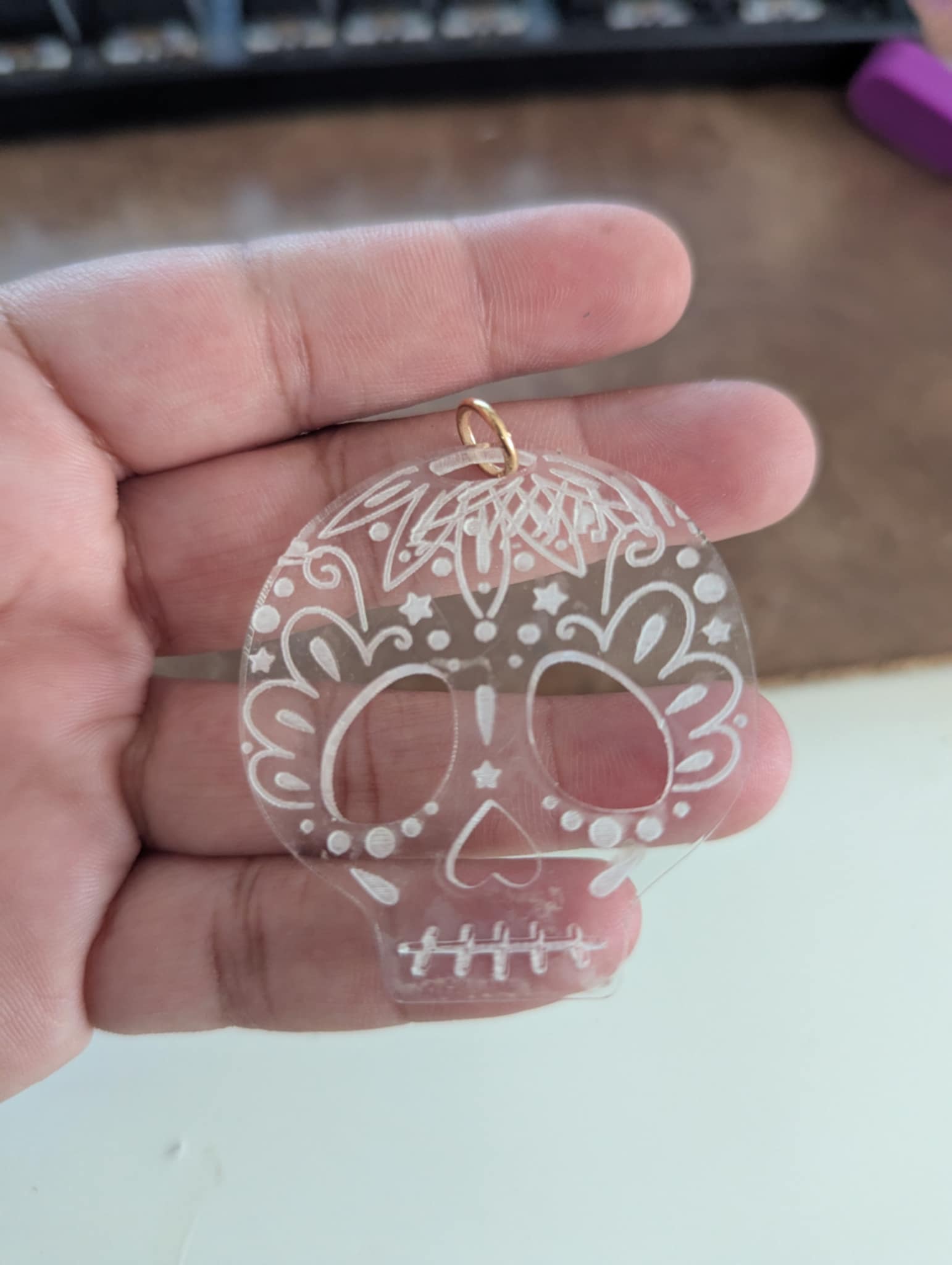 Charm Plexi Santa Muerte Valerie