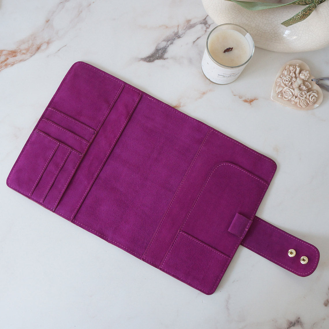 A5 Wide Journal Cover - Suede Berry