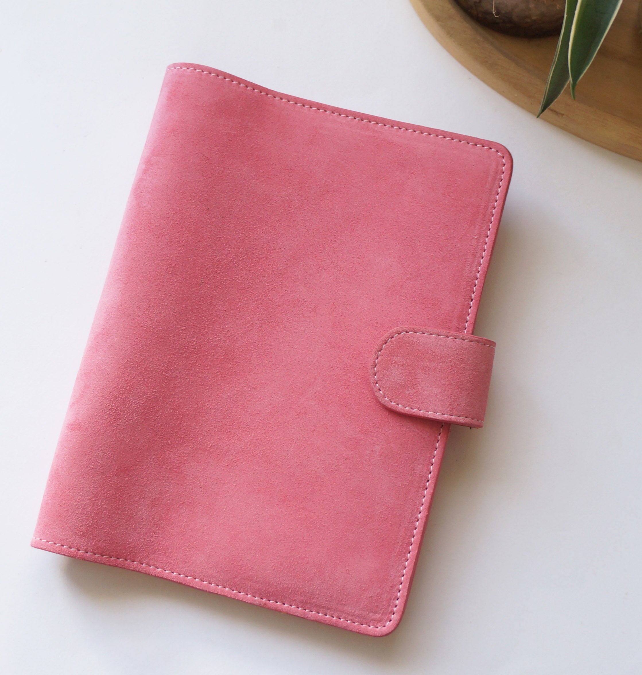 A5 Journal Cover - Suede Flamingo