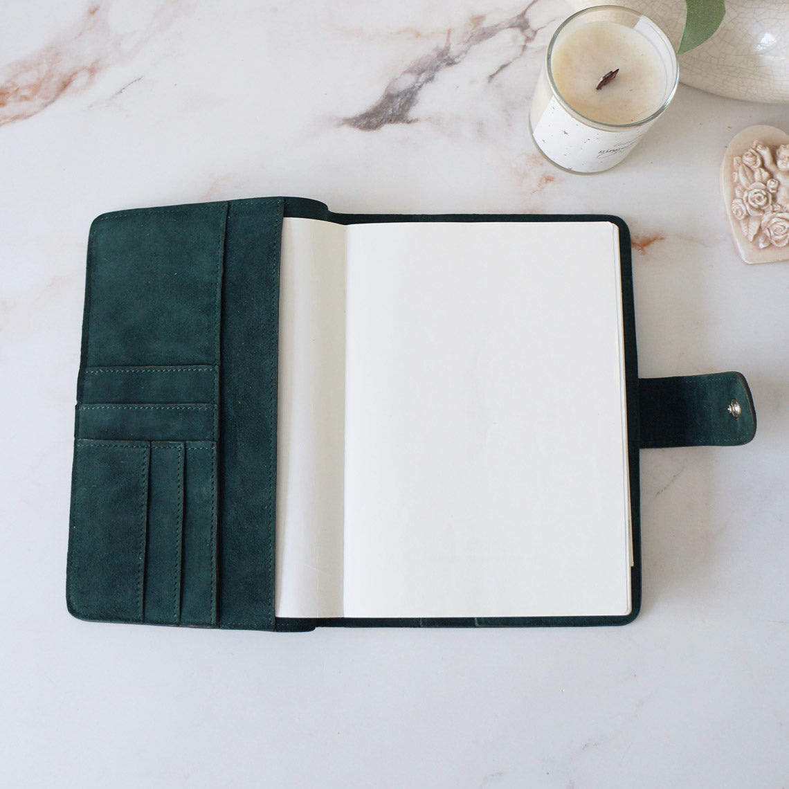 A5 Journal Cover - Suede Cypress