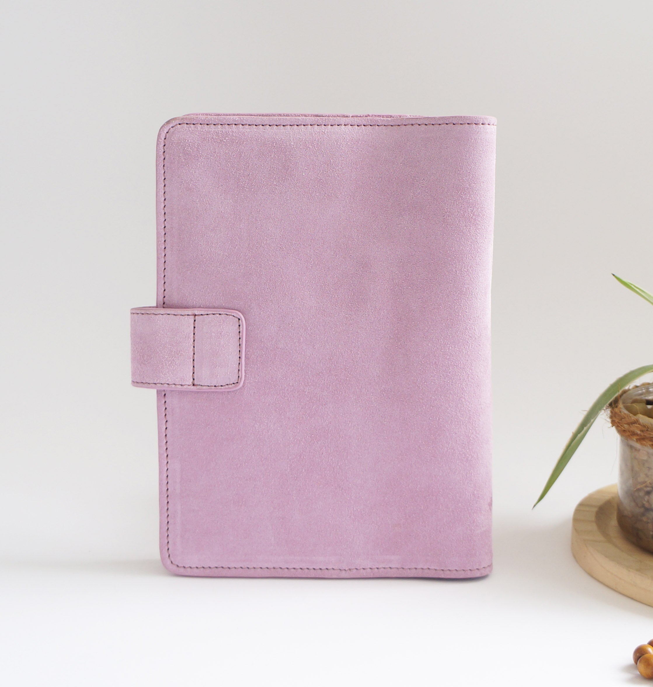 A5 Journal Cover with Clear Front - Suede Candy MISFIT