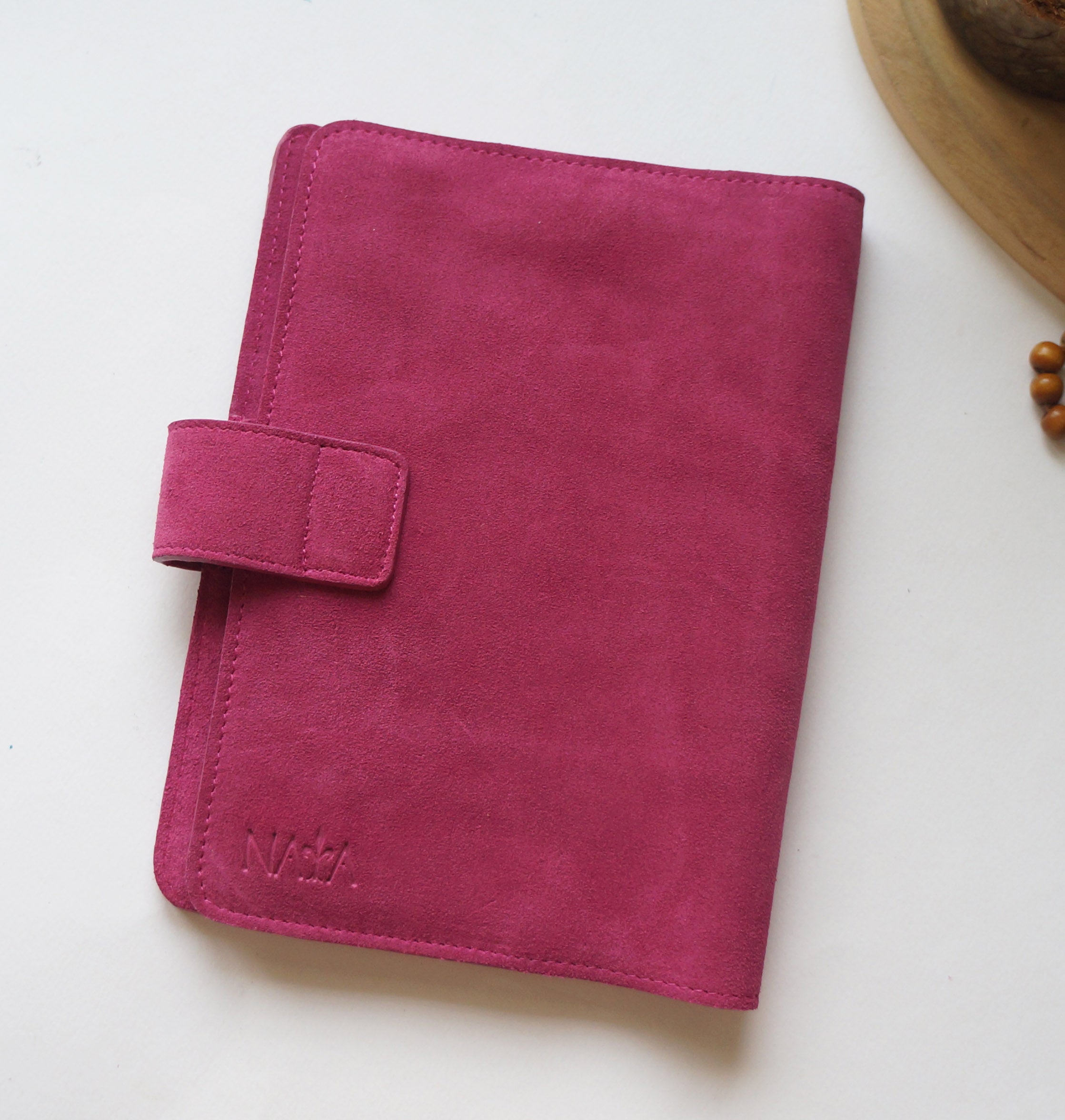 A5 Journal Cover - Suede French Rose