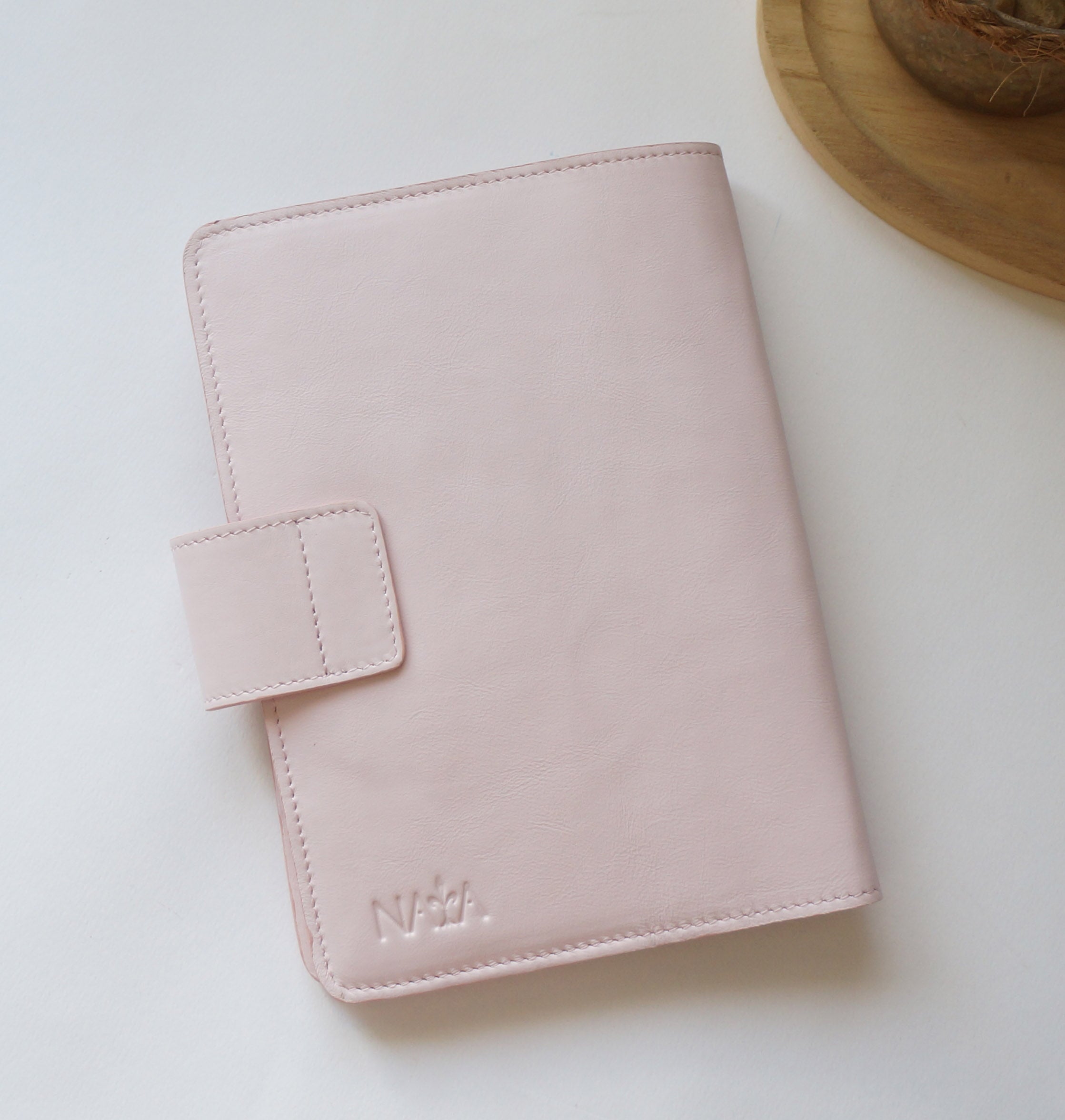 A5 Journal Cover with Clear Front - Milkshake Goat