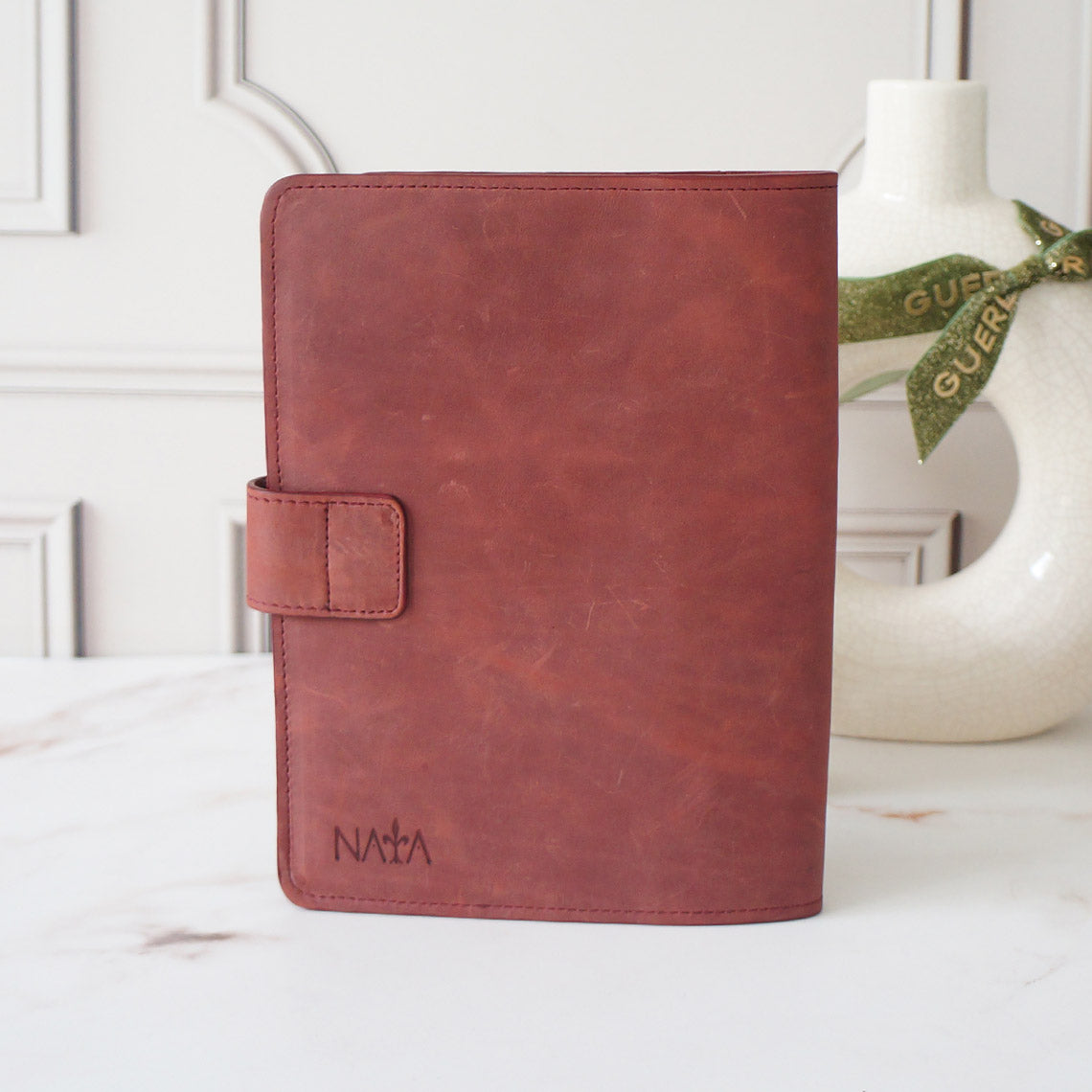 A5 Journal Cover with Clear Front - Pepper