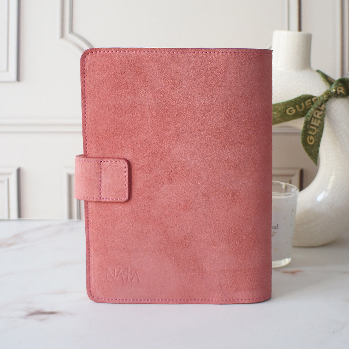 A5 Journal Cover Full Clear Front - Suede Coral Reef