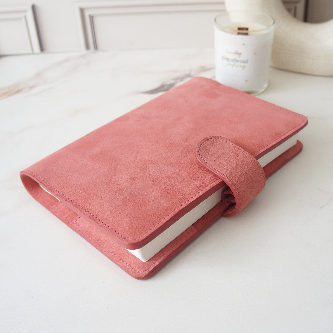 A5 Journal Cover - Suede Coral Reef