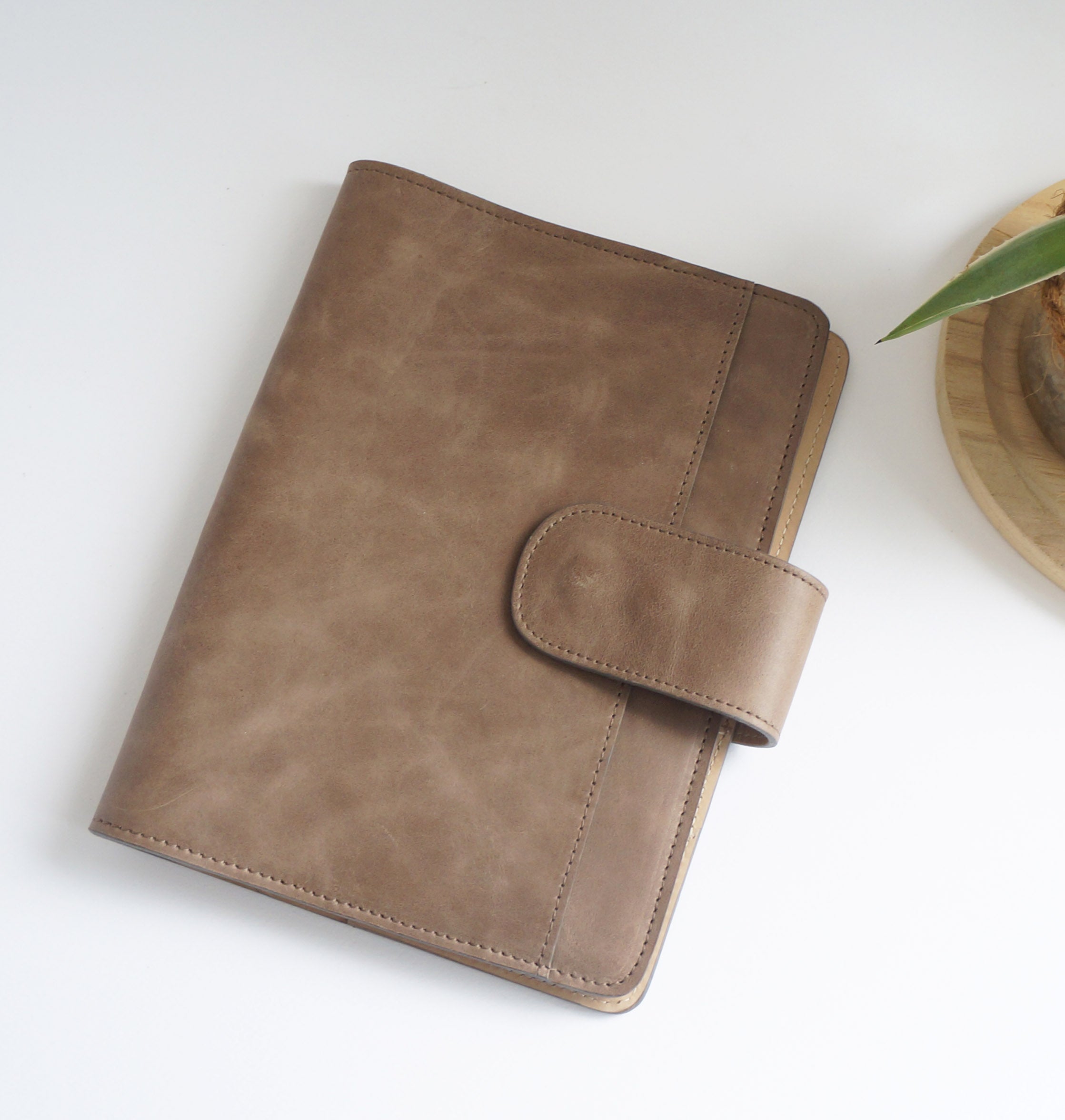 A5 Journal Cover - Fauve/Velvet Cotton 2.0