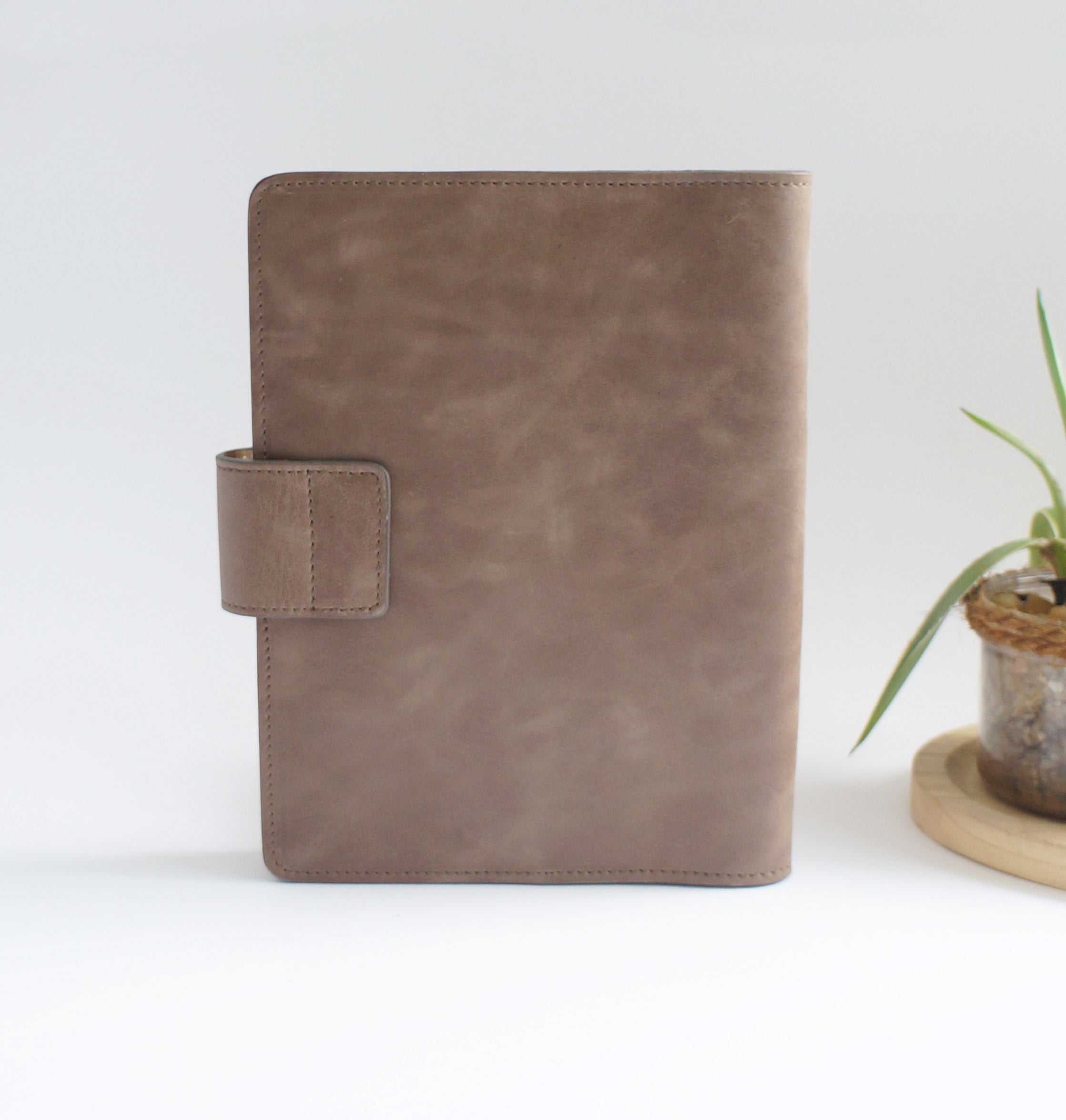 A5 Journal Cover - Fauve/Velvet Cotton 2.0