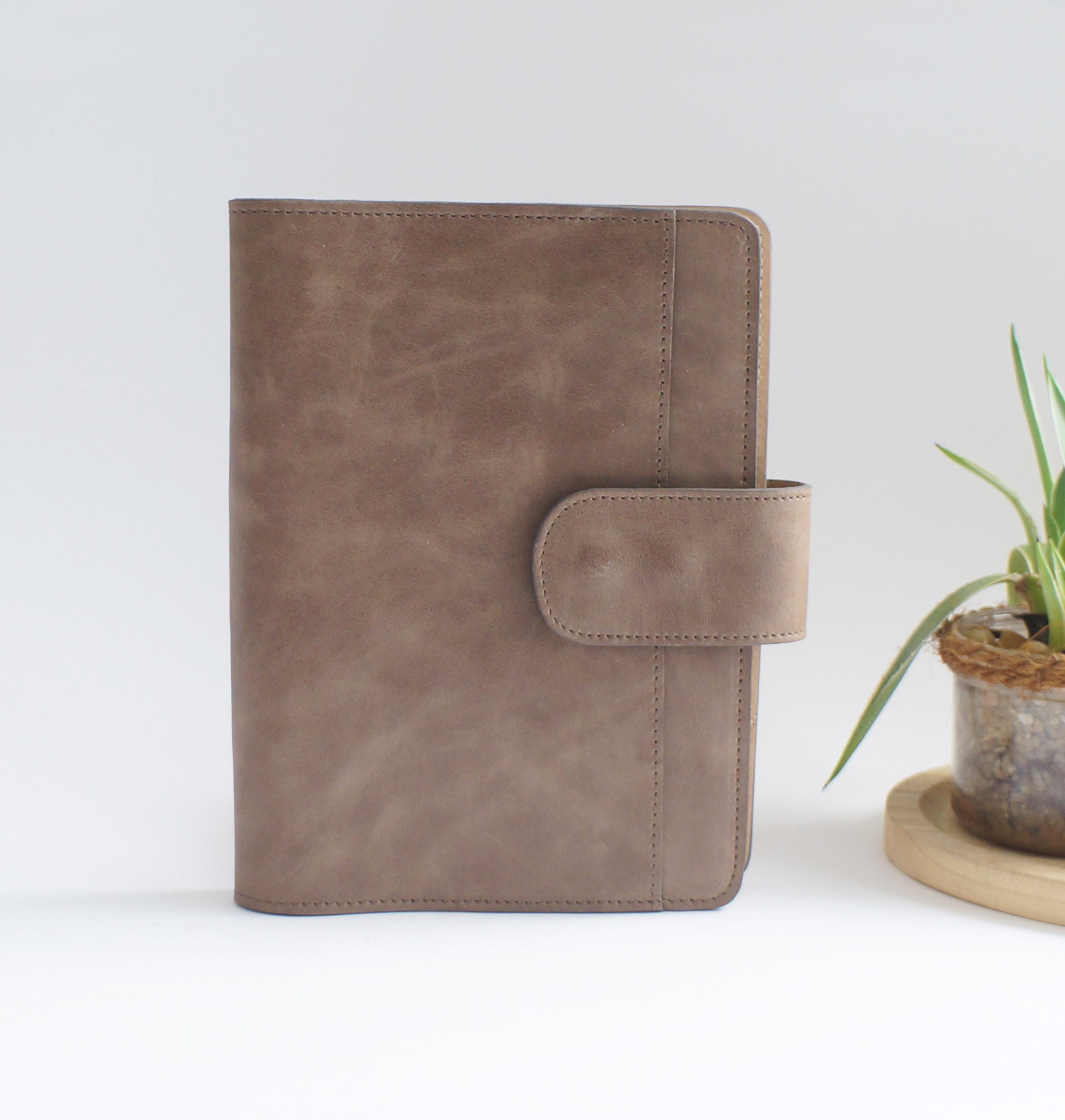 A5 Journal Cover - Fauve/Velvet Cotton 2.0