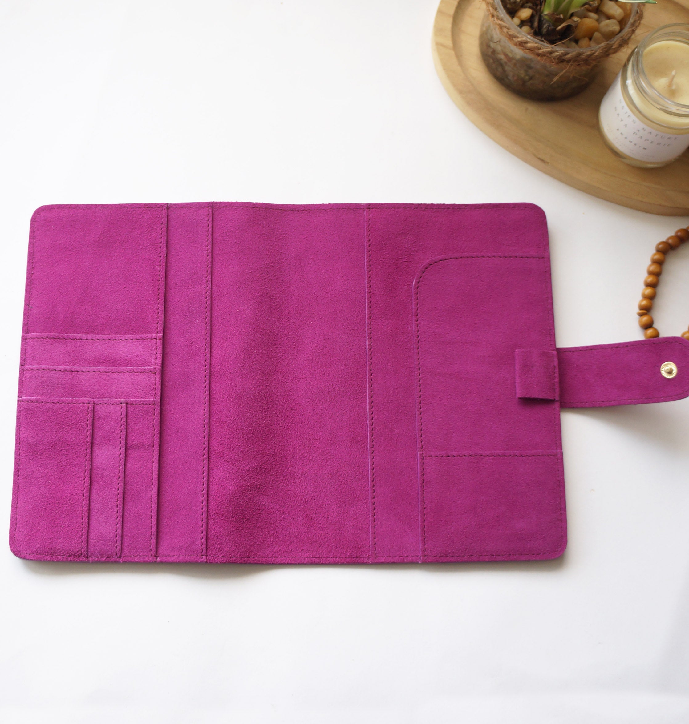 A5 Journal Cover - Suede Berry