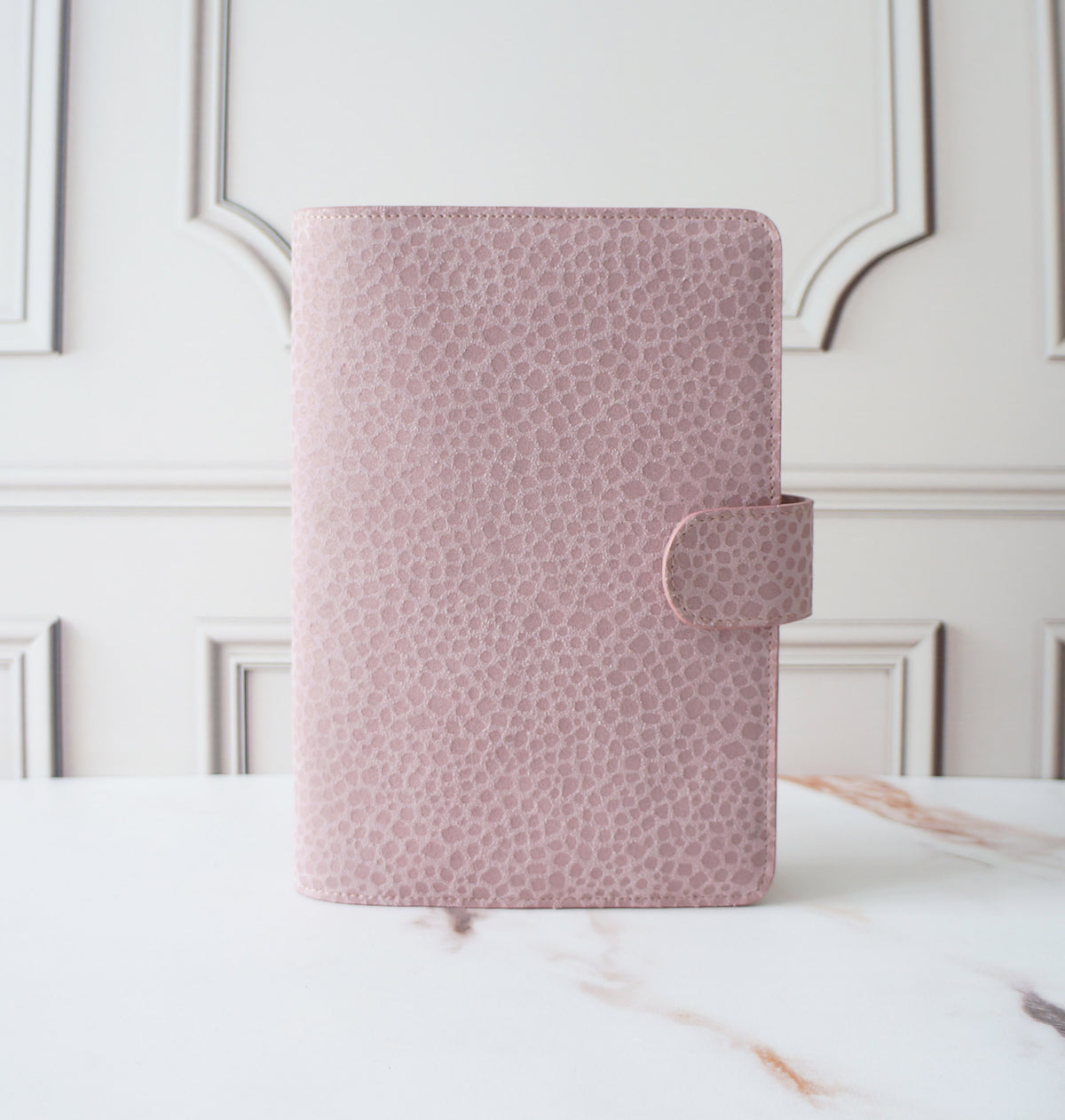 A5 Journal Cover - Dusty Pink Bubbles