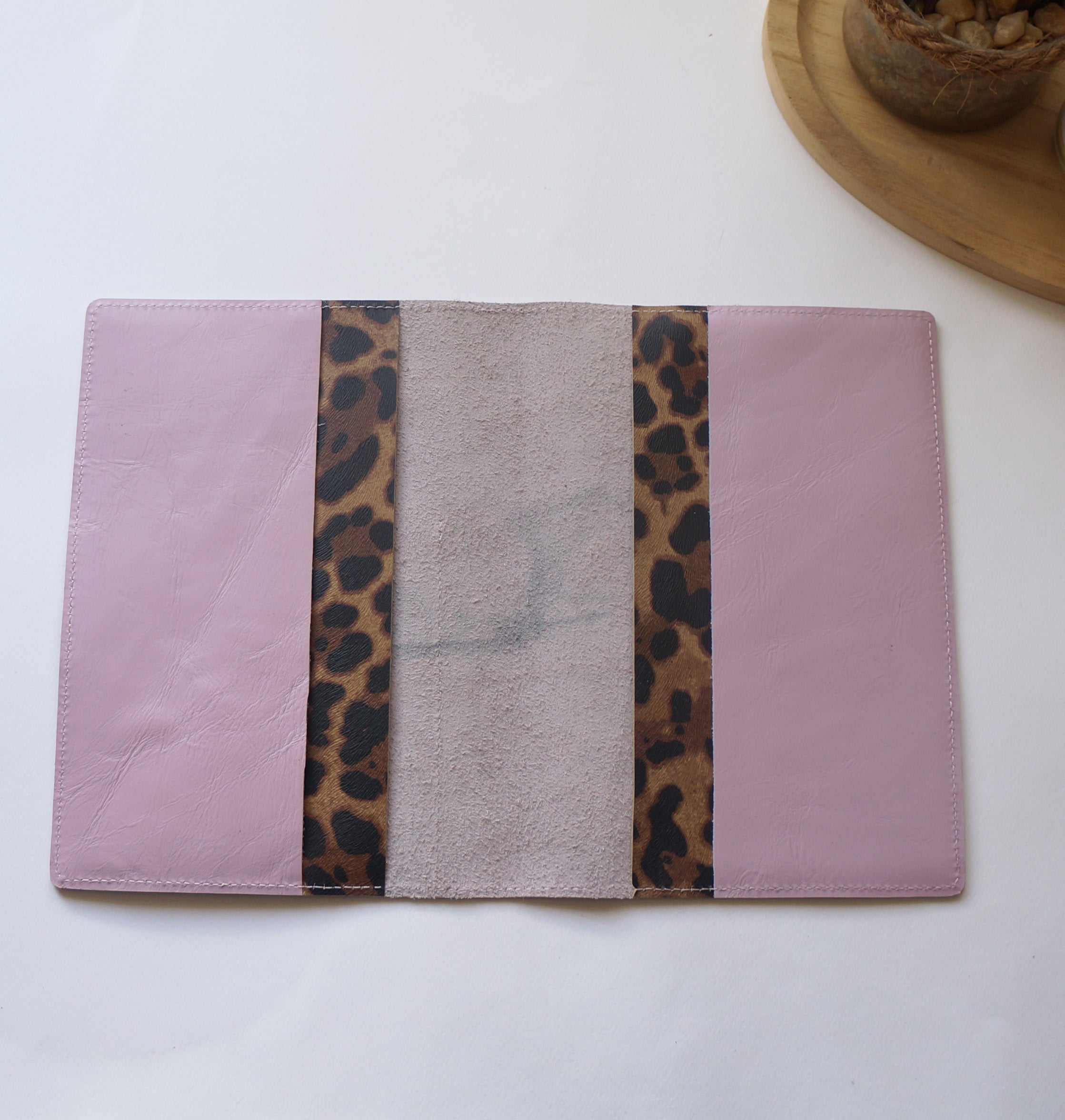 A5 Rustic - Lilac Smooth/ Leopard