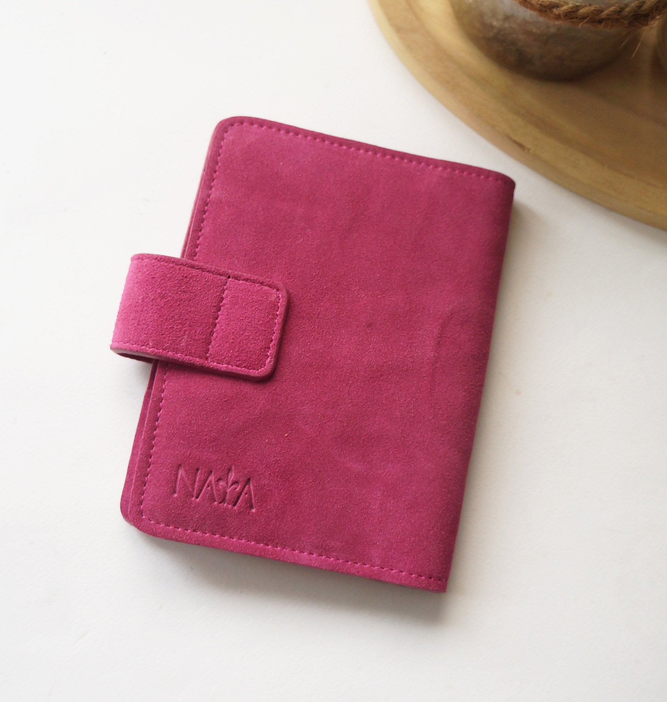 A6 Journal Cover - Suede French Rose