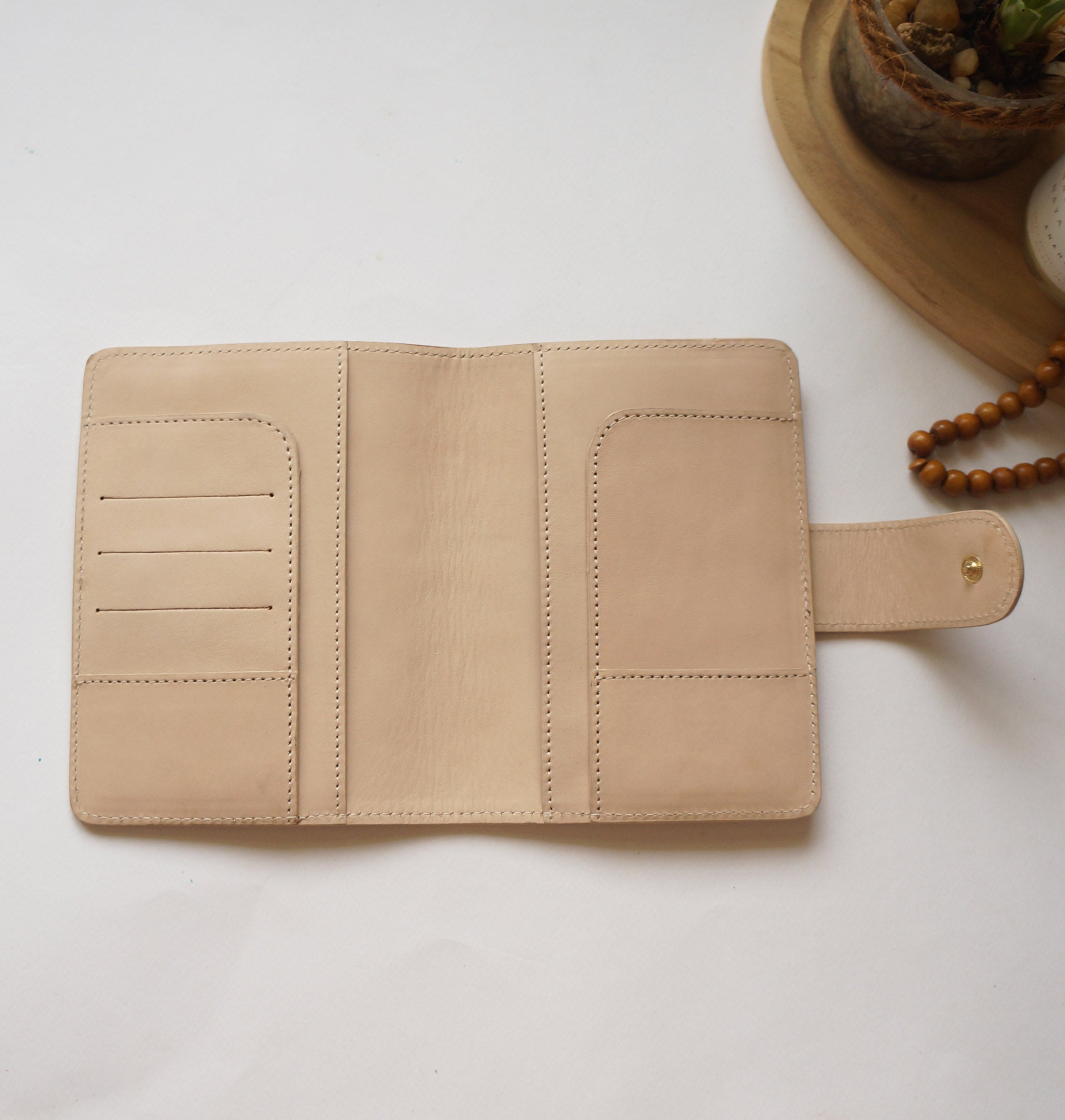 A6 Journal Cover - Undyed Calf