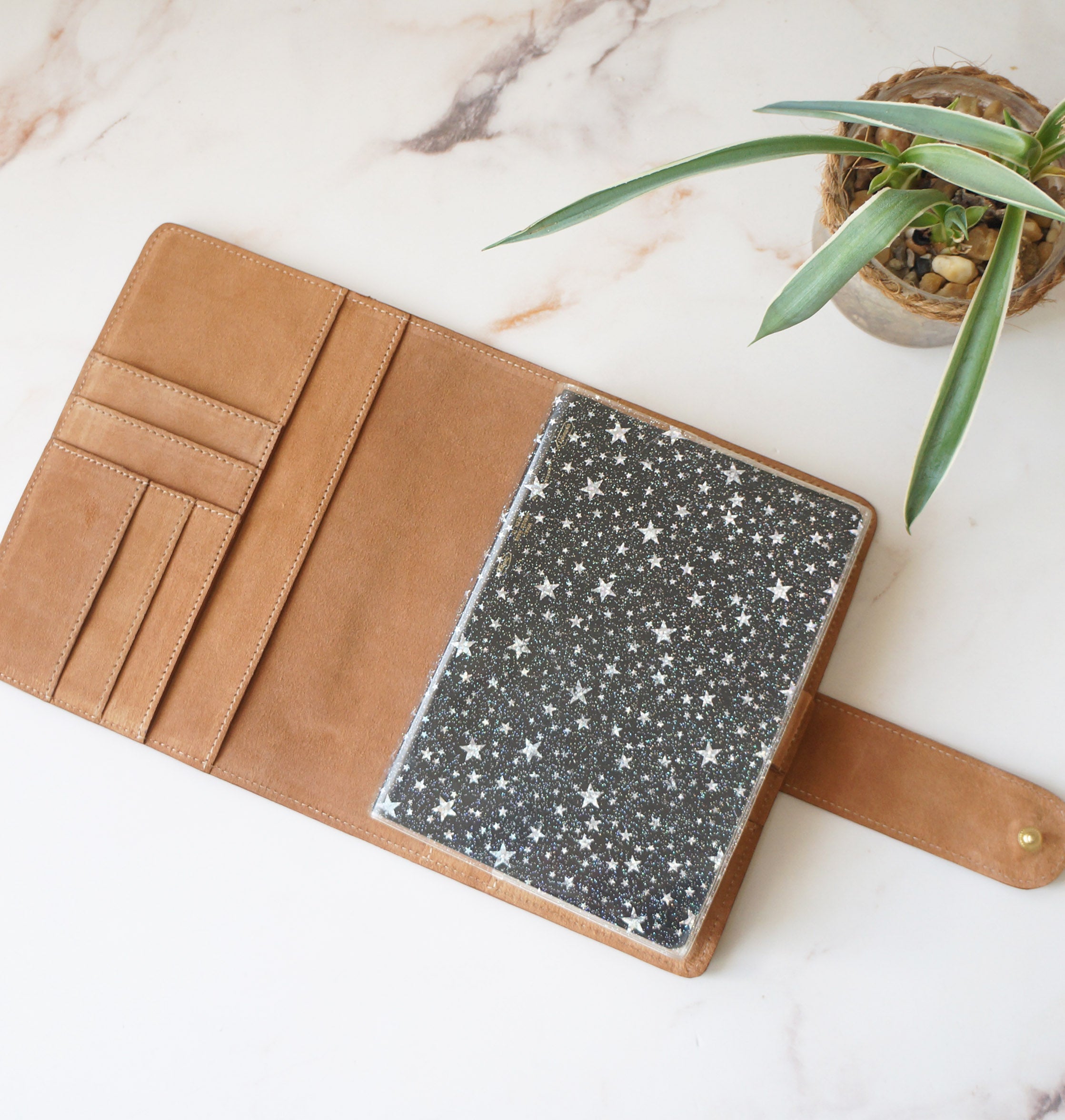 B6 Wide Journal Cover - Suede Mocha