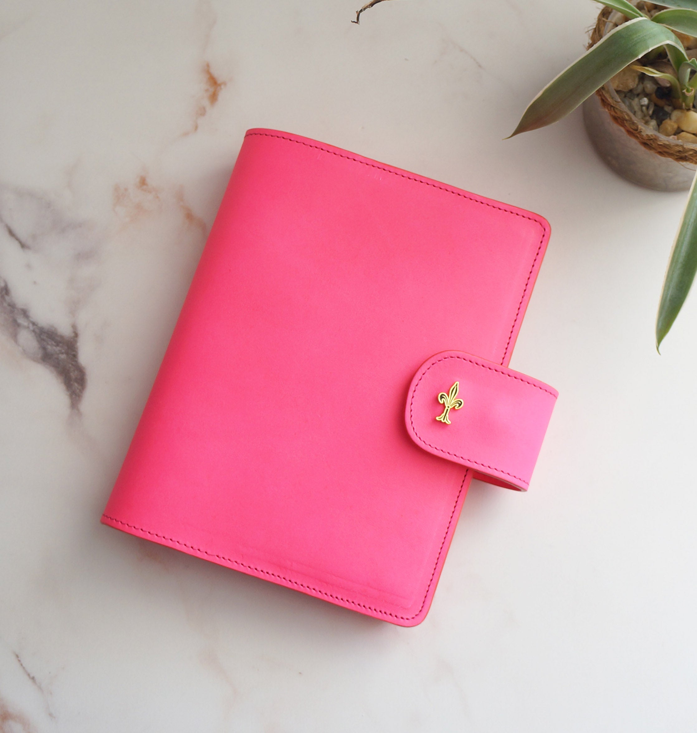 B6 Wide Journal Cover - Neon Pink