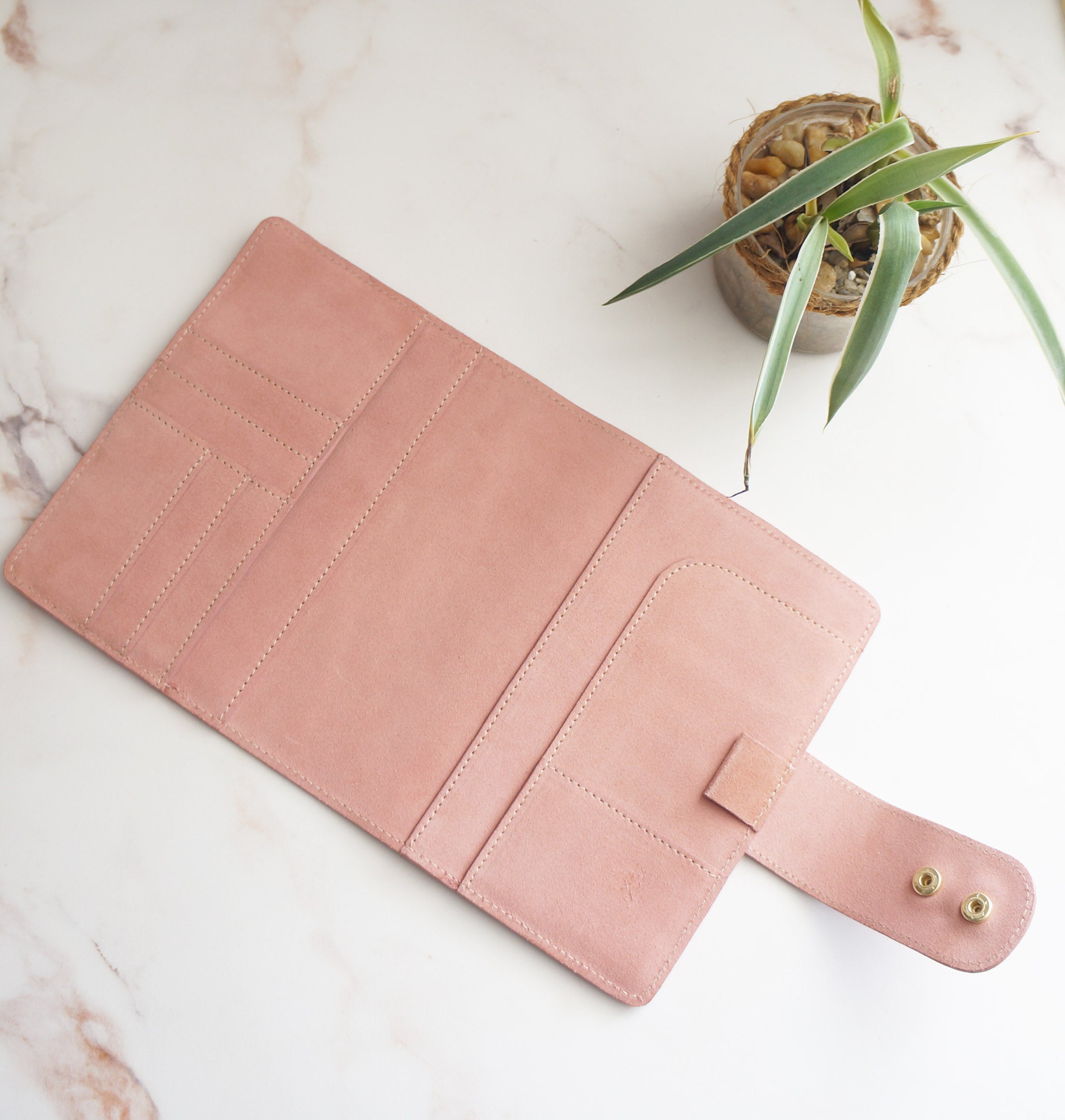 B6 Wide Journal Cover - Suede Fresia