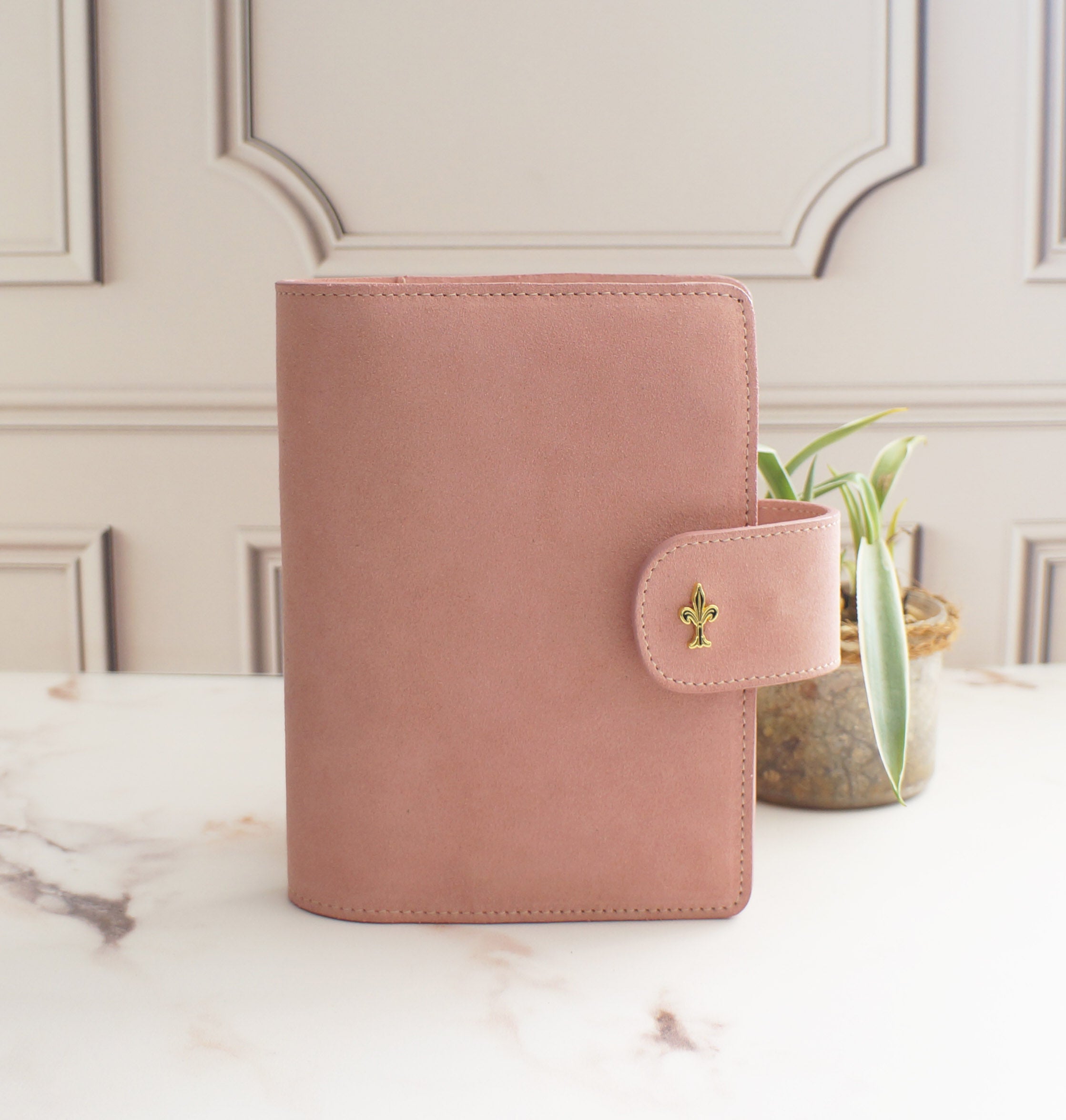B6 Wide Journal Cover - Suede Fresia