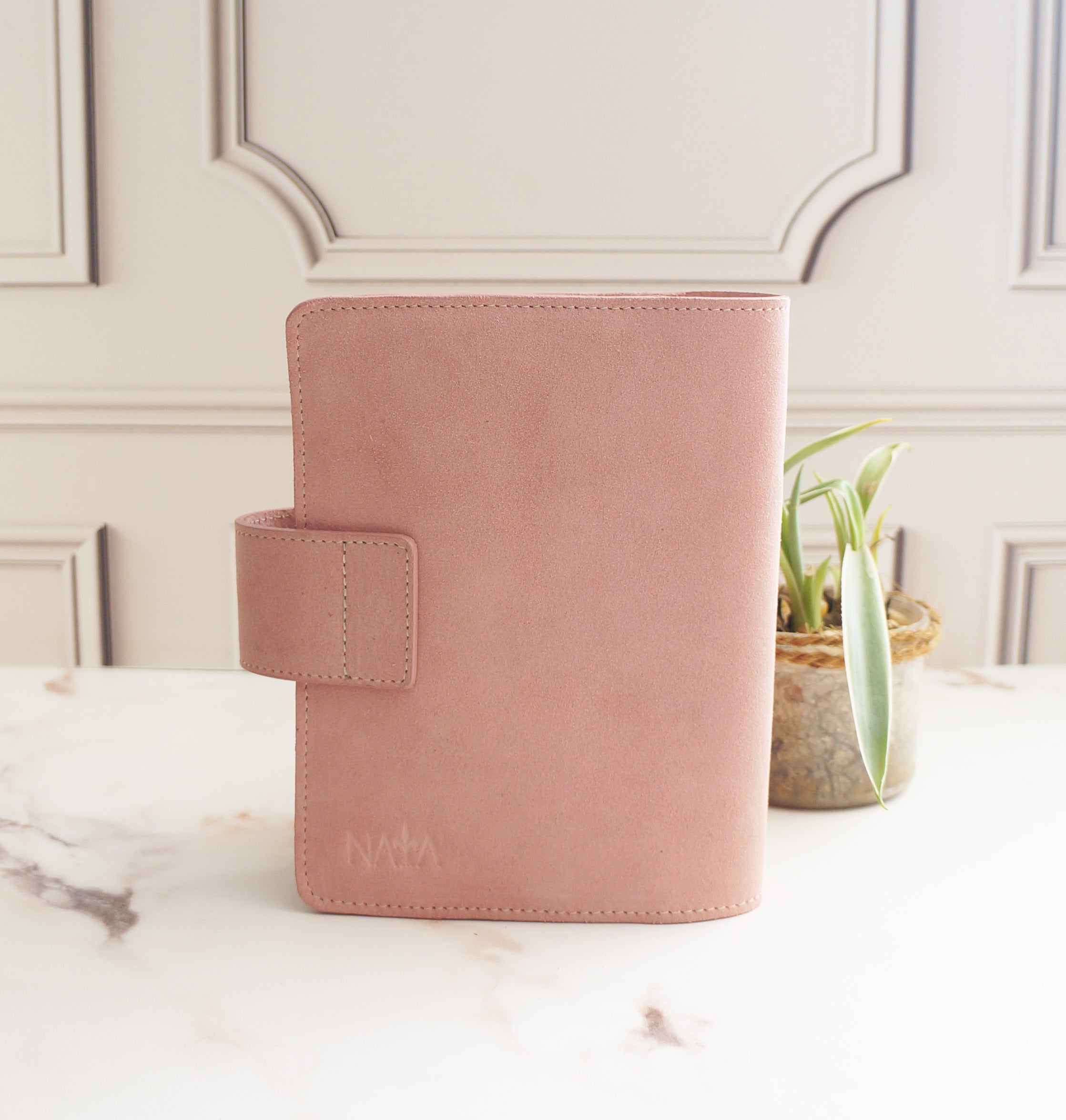 B6 Wide Journal Cover - Suede Fresia