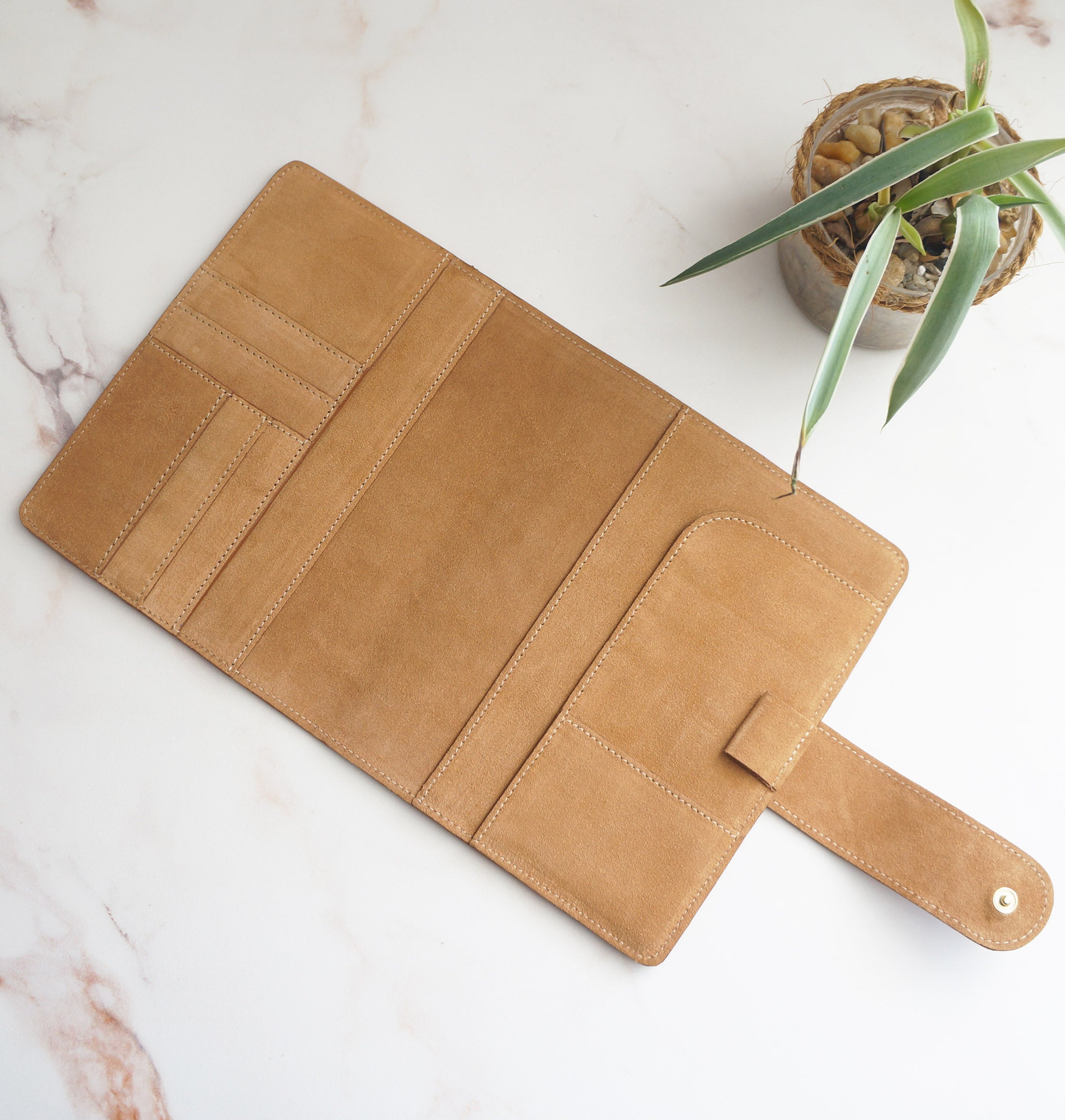 B6 Wide Journal Cover - Suede Mocha