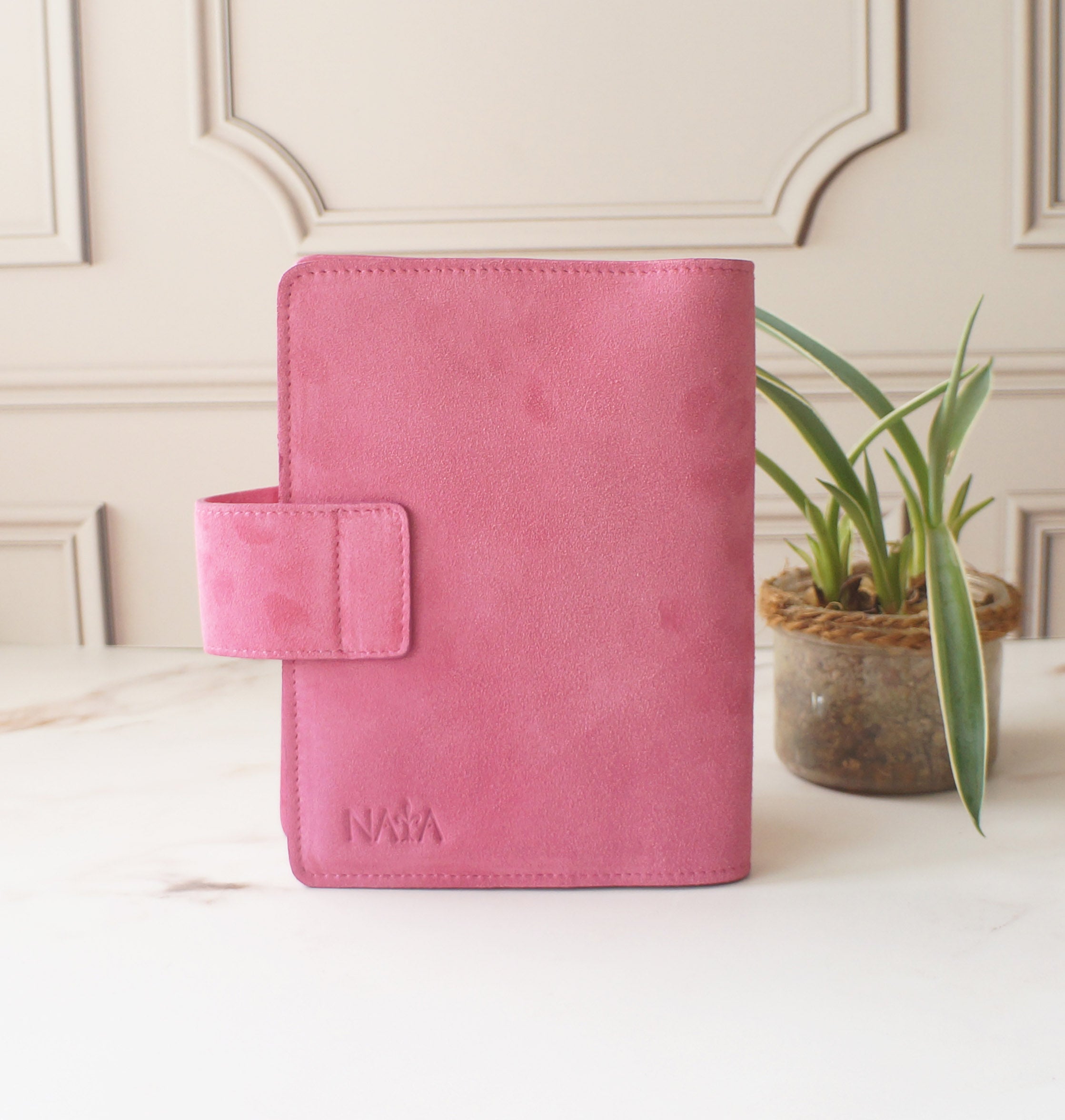 B6 Wide Journal Cover - Suede Dragonfruit