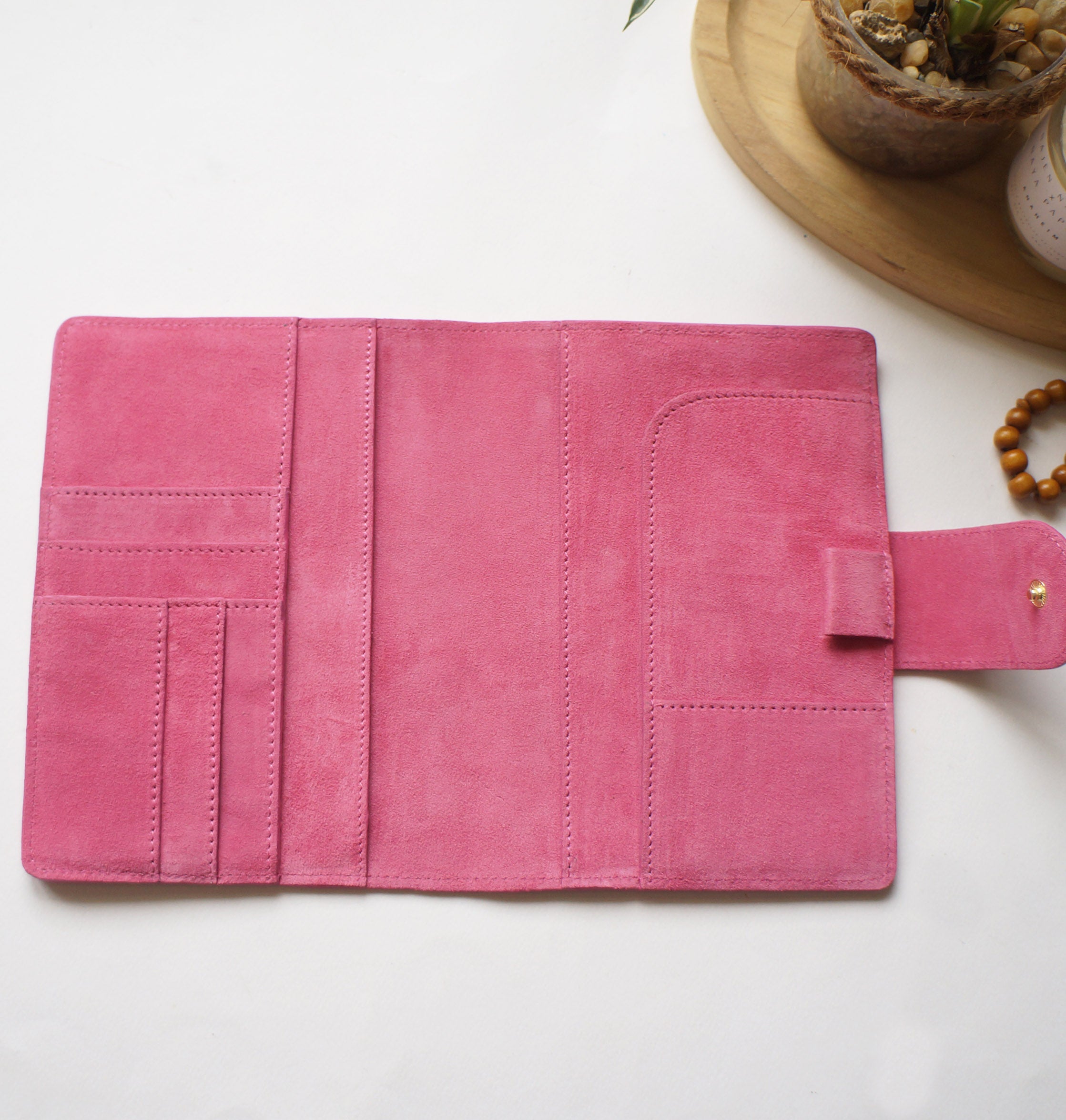 B6 Journal Cover - Suede Dragonfruit