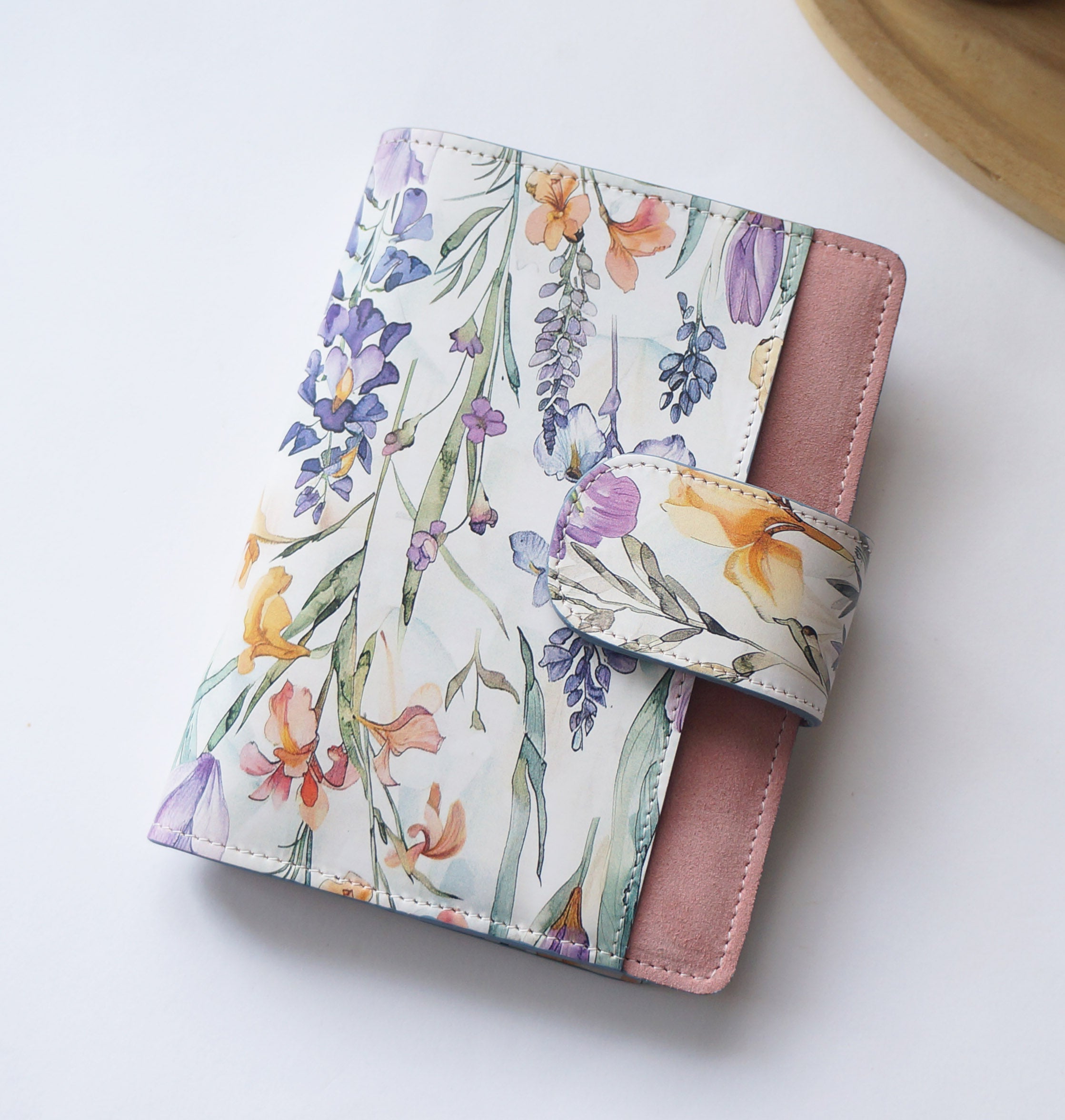 B6 Journal Cover - Wild Flower/Suede Fresia