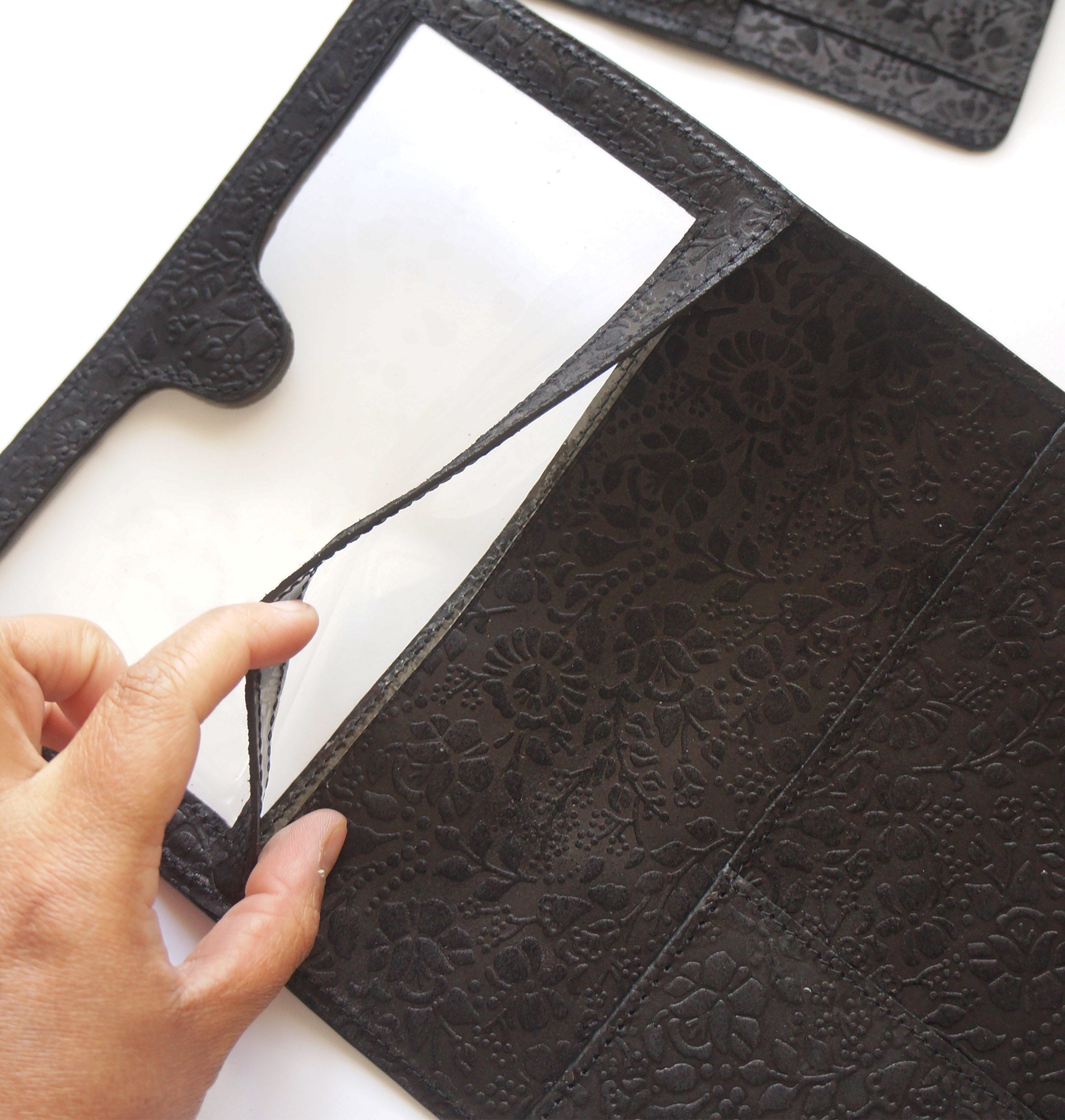 B6 Journal Cover - Full clear front pocket