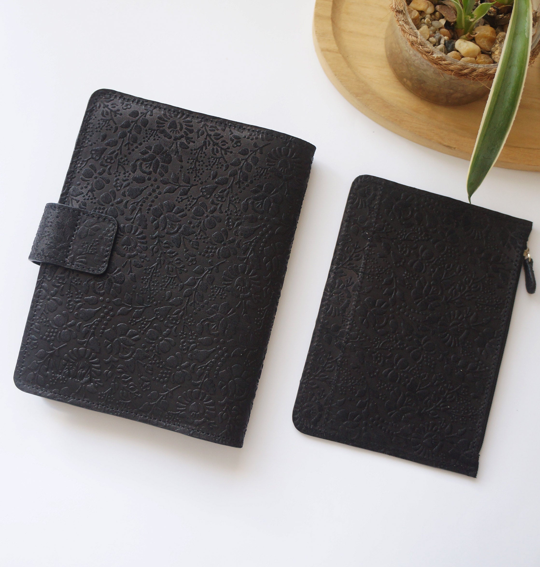 B6 Journal Cover - Full clear front pocket