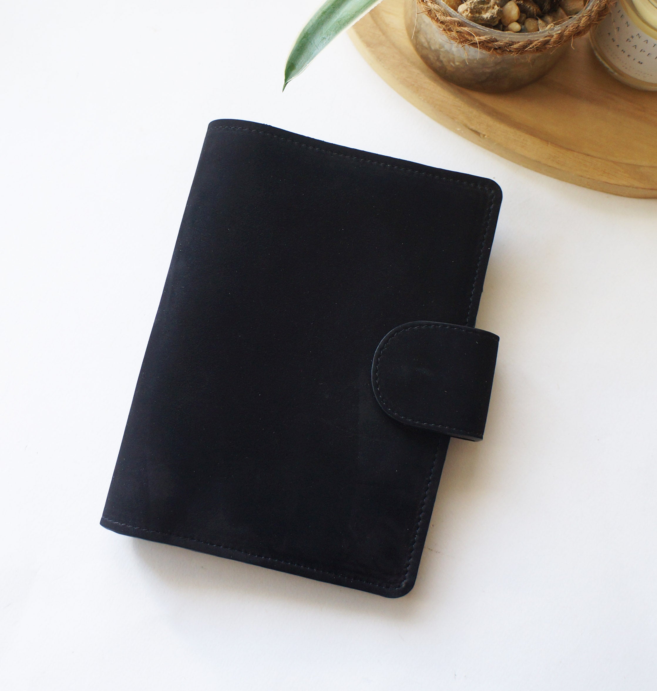 B6 Journal Cover - Nubuck Black