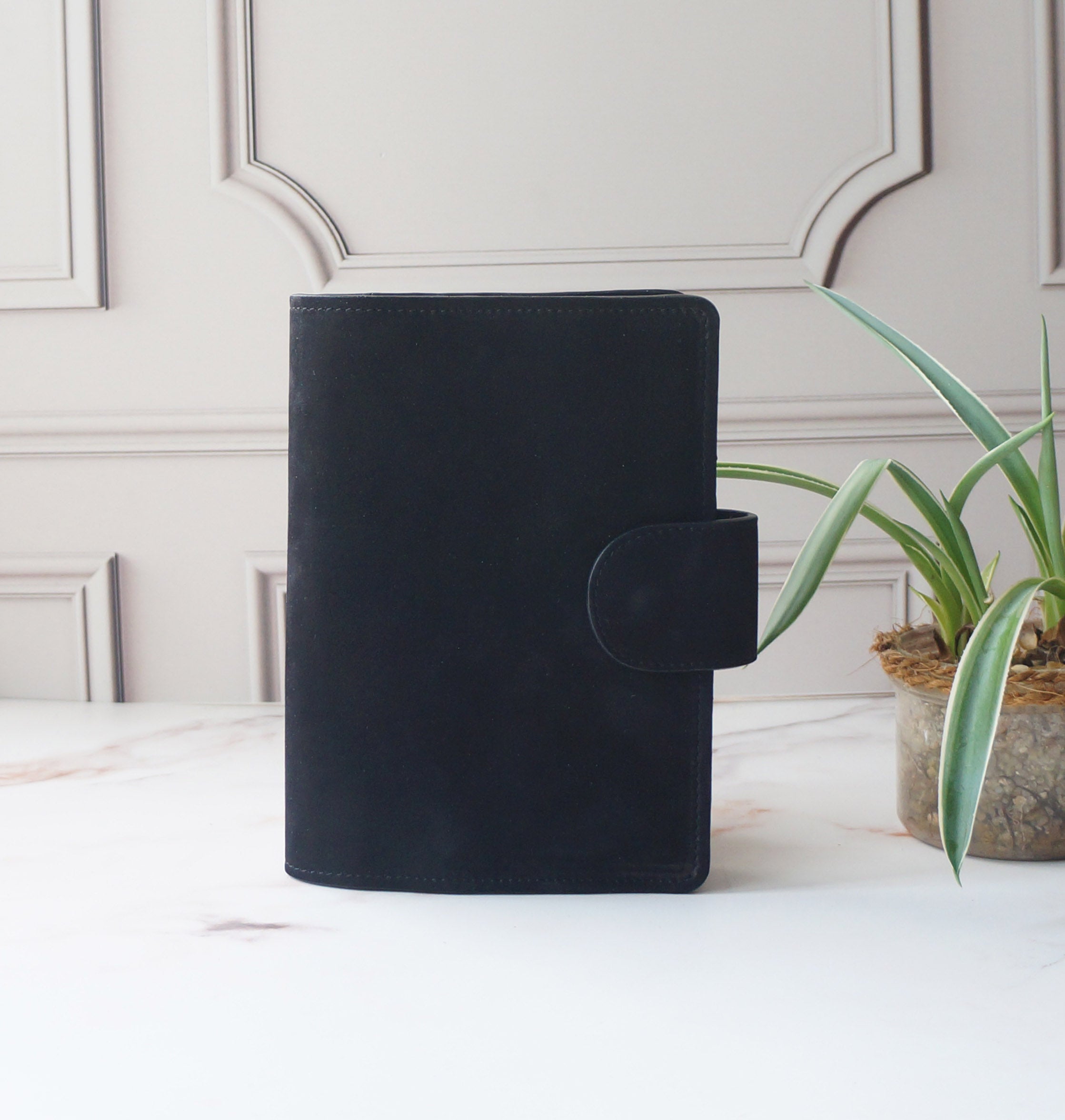 B6 Journal Cover - Nubuck Black