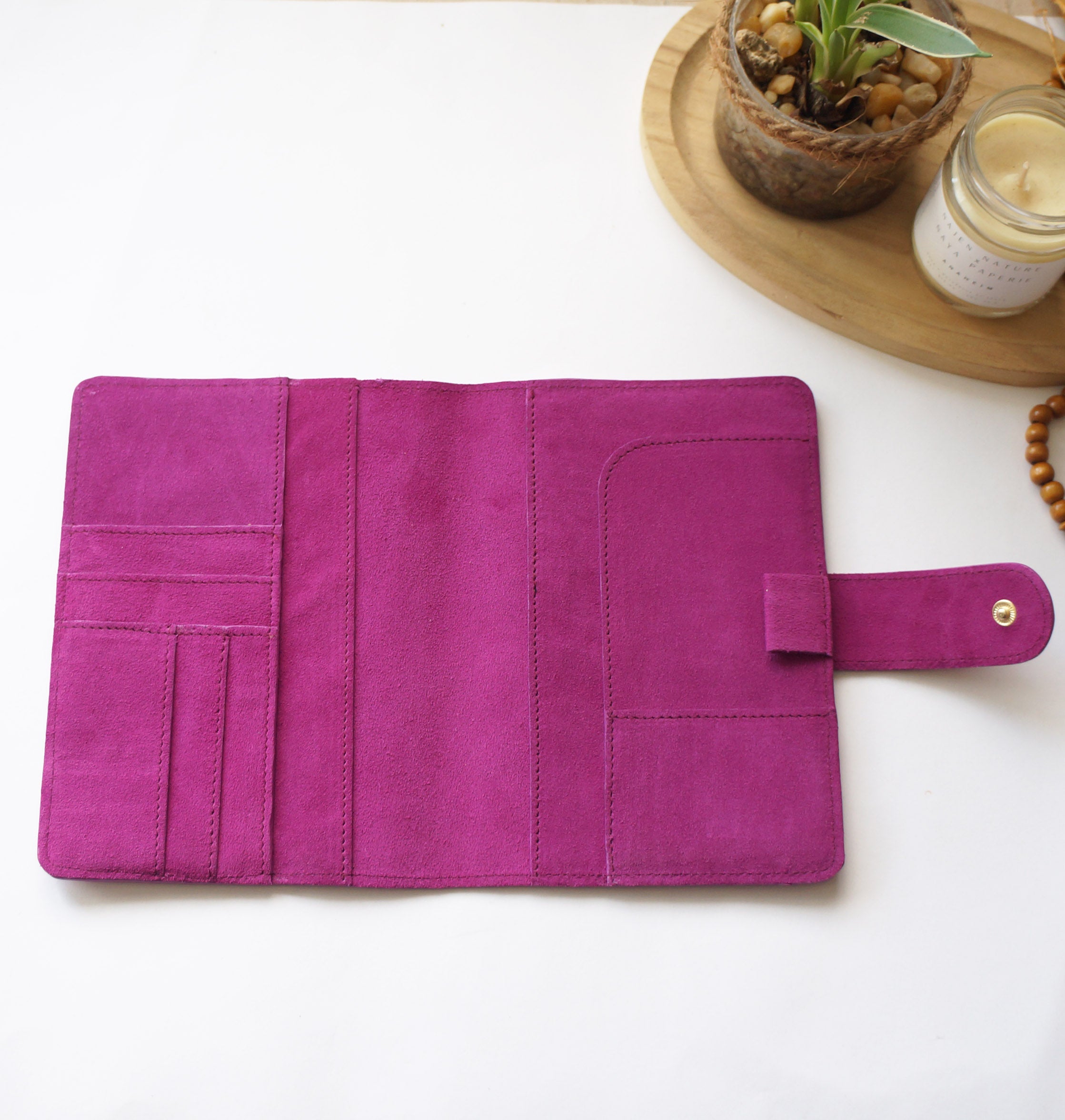 B6 Journal Cover - Suede Berry