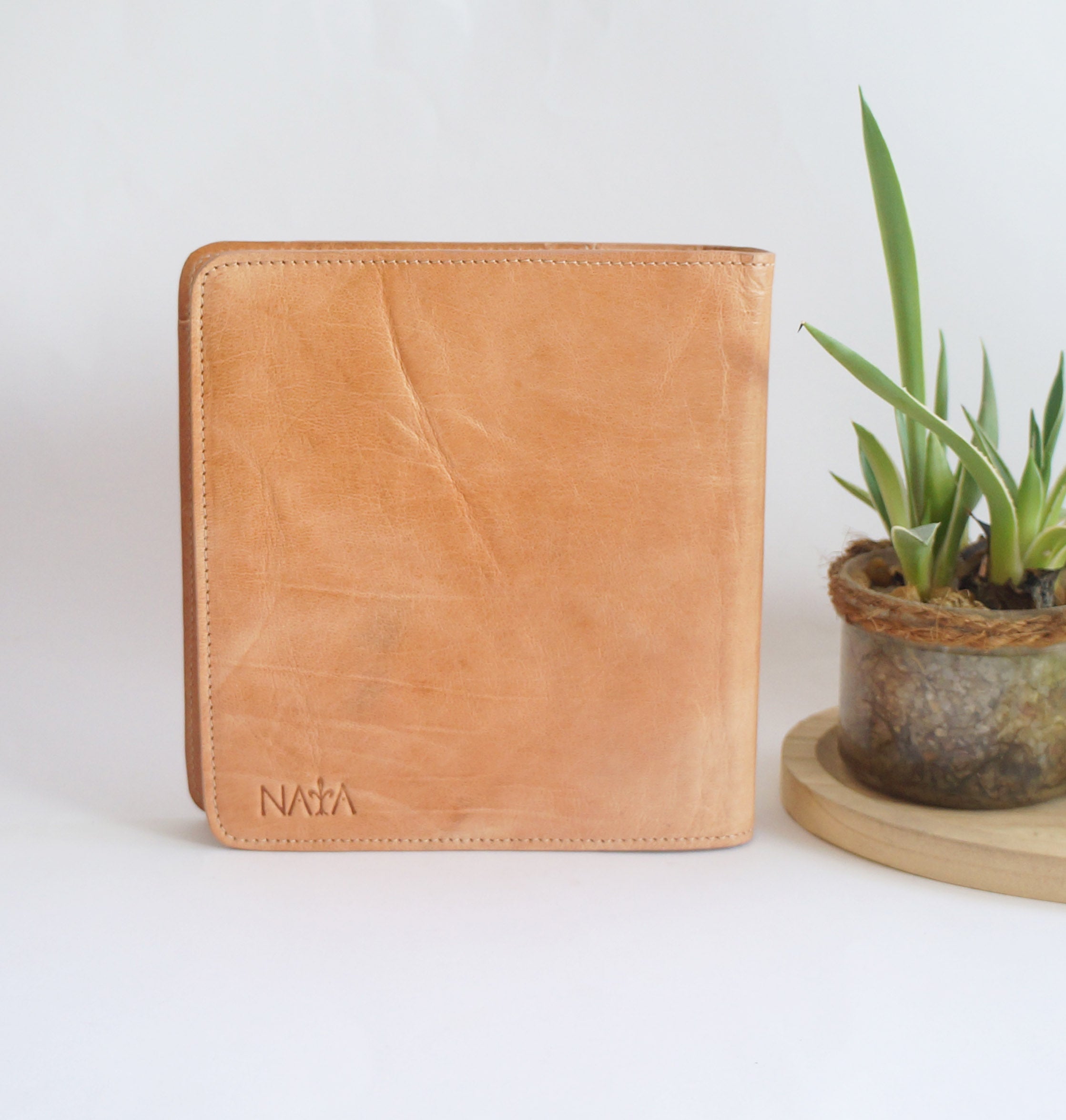 B6 Wide Ring Binder - Undyed Sheep