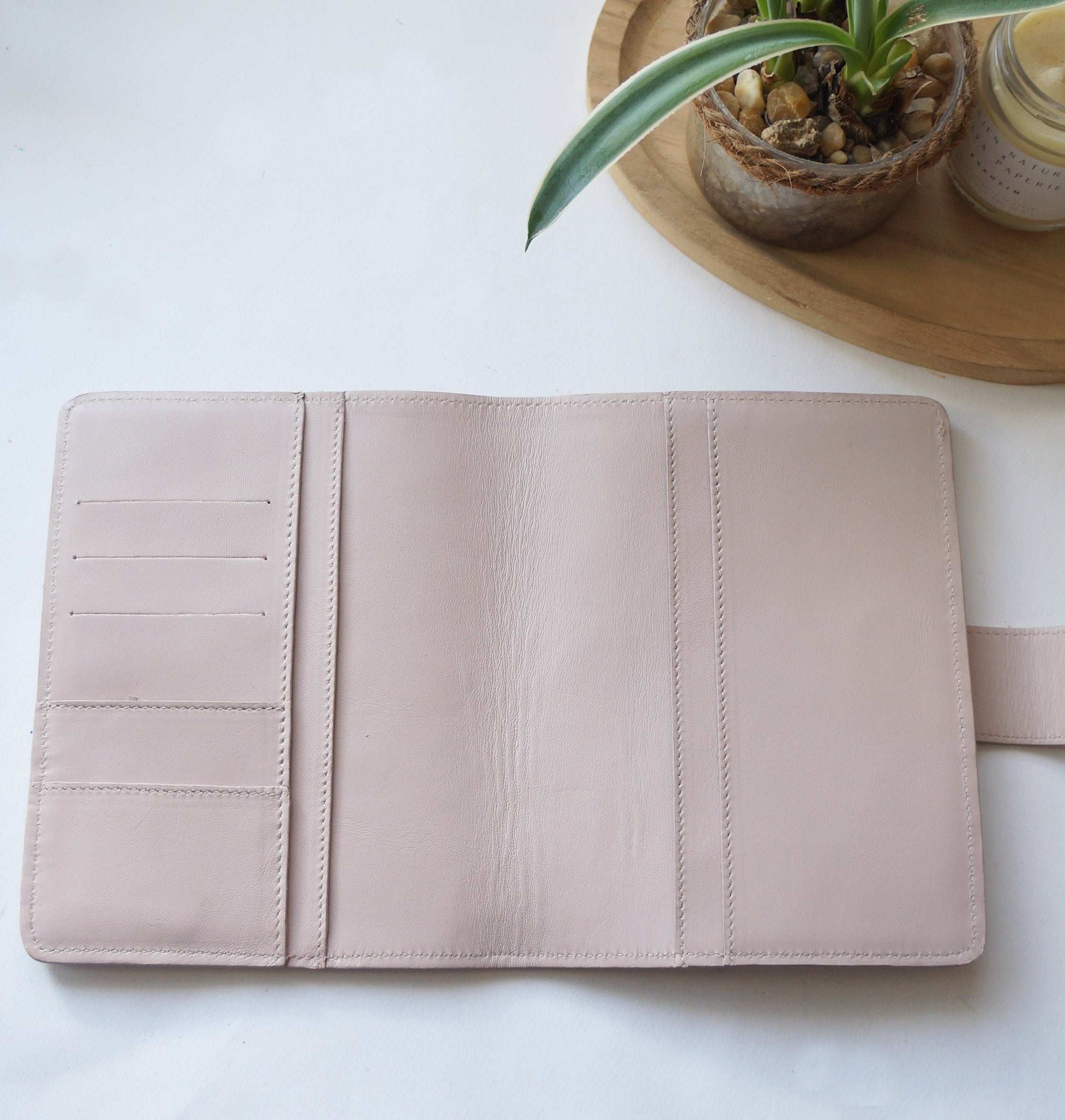 B6 Wide Journal Cover - Pink Lace