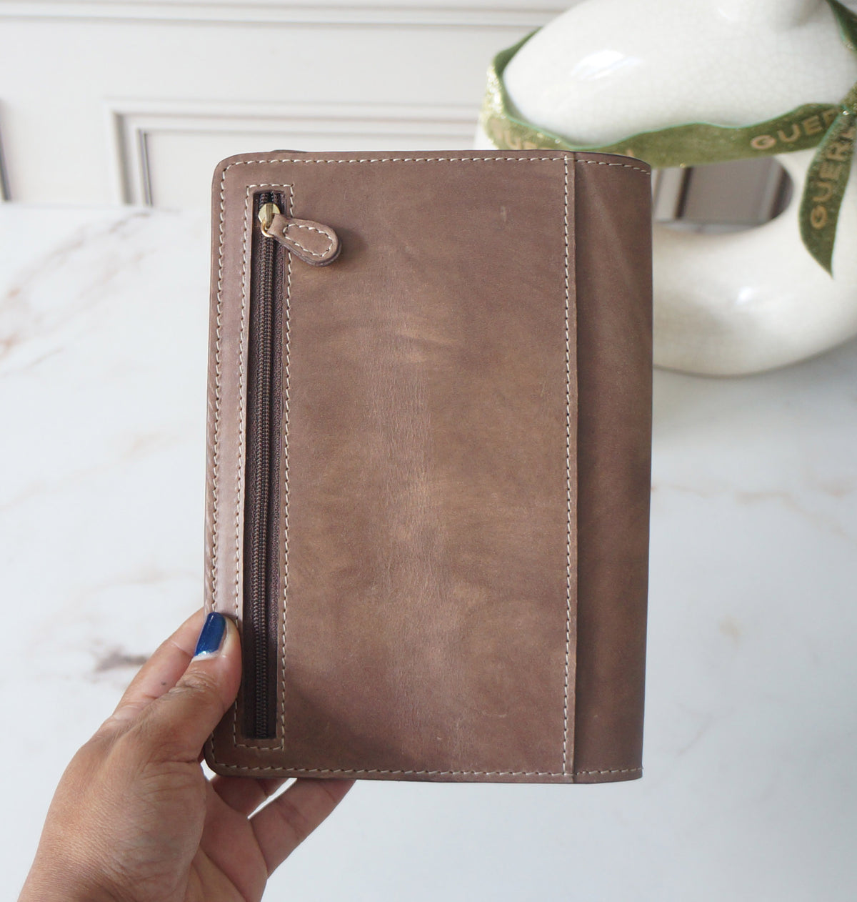 B6 Journal Cover Clear front - Spiced Cider