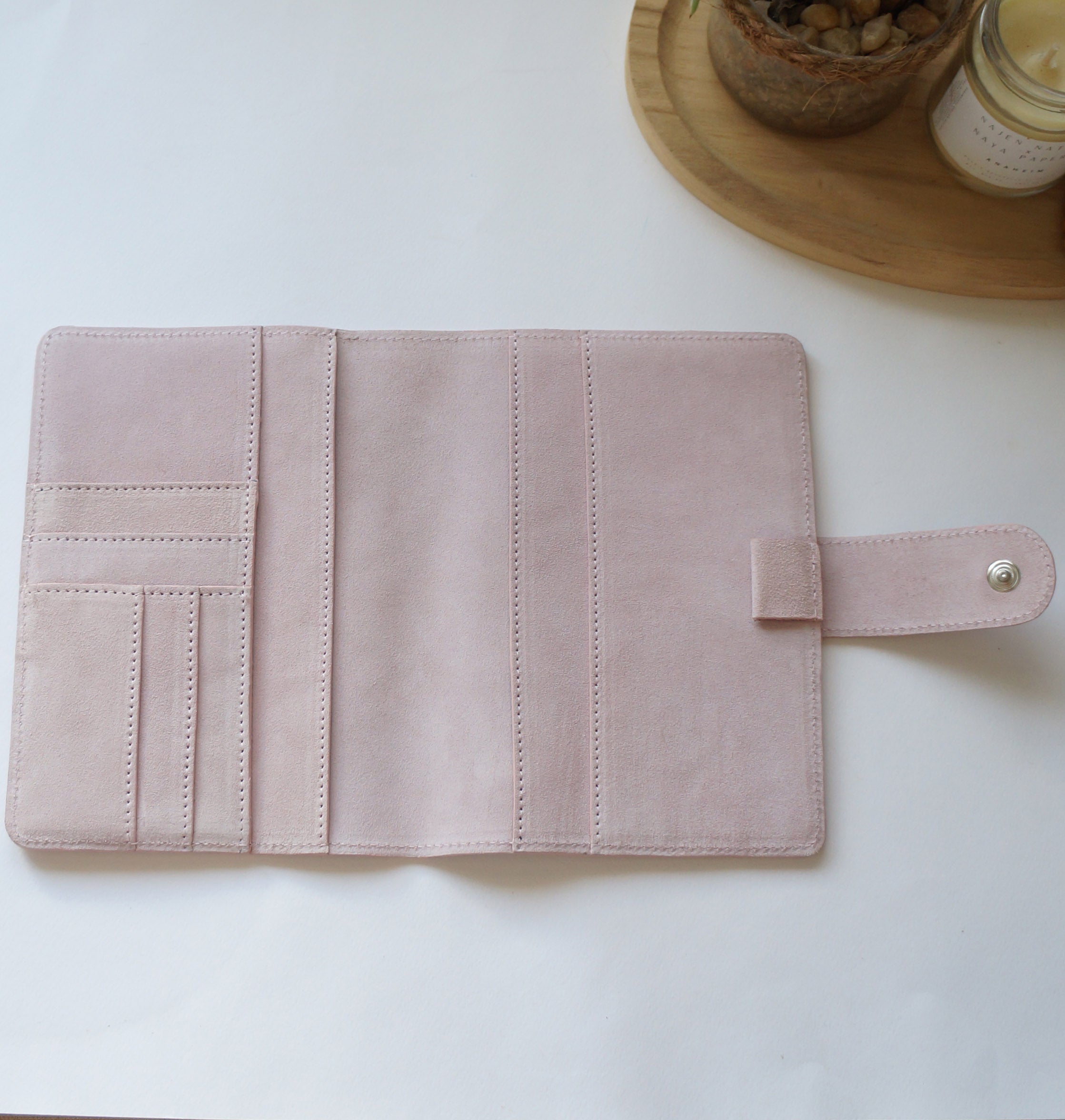 B6 Journal Cover - Suede Light Pink