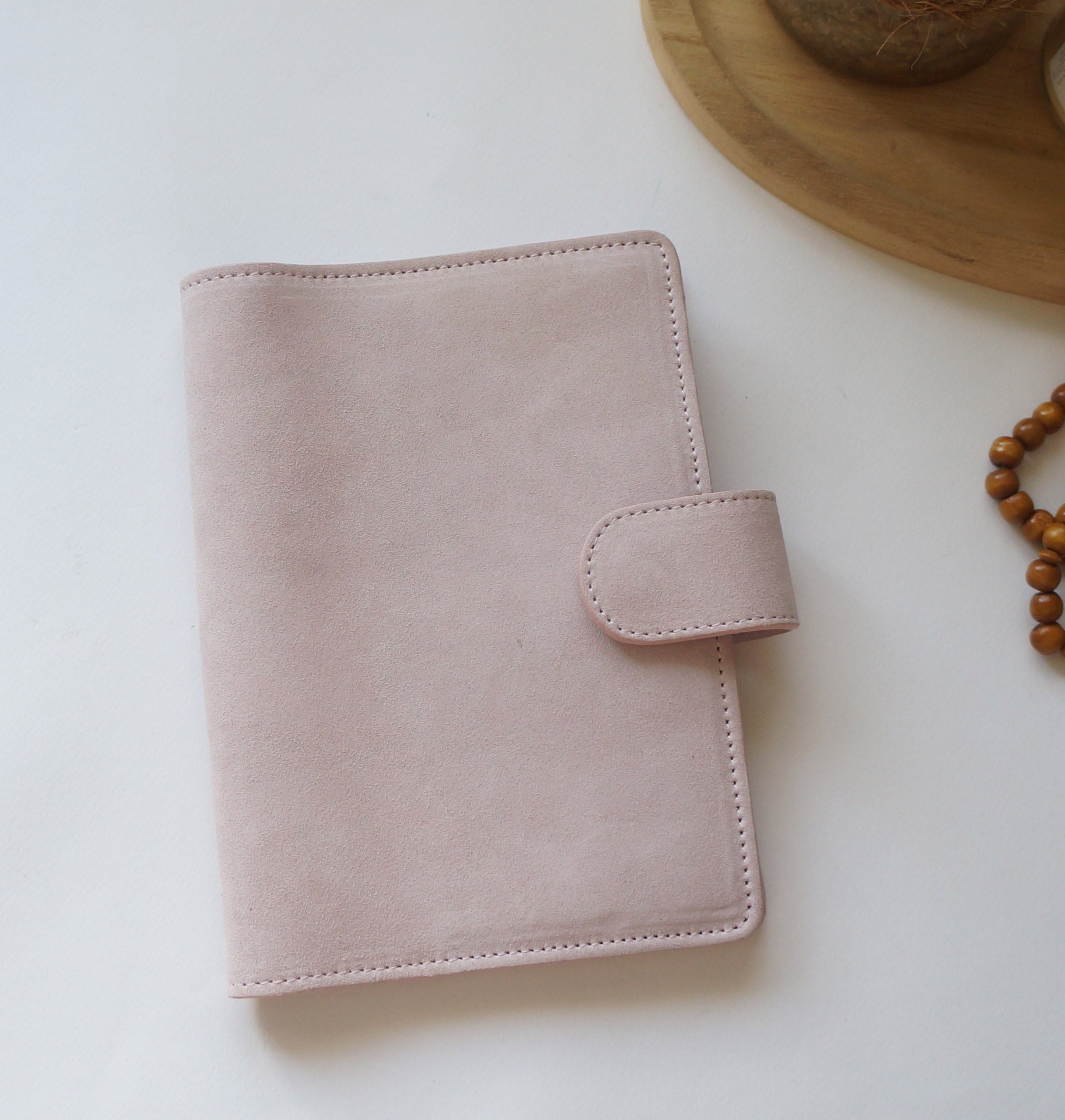 B6 Journal Cover - Suede Light Pink