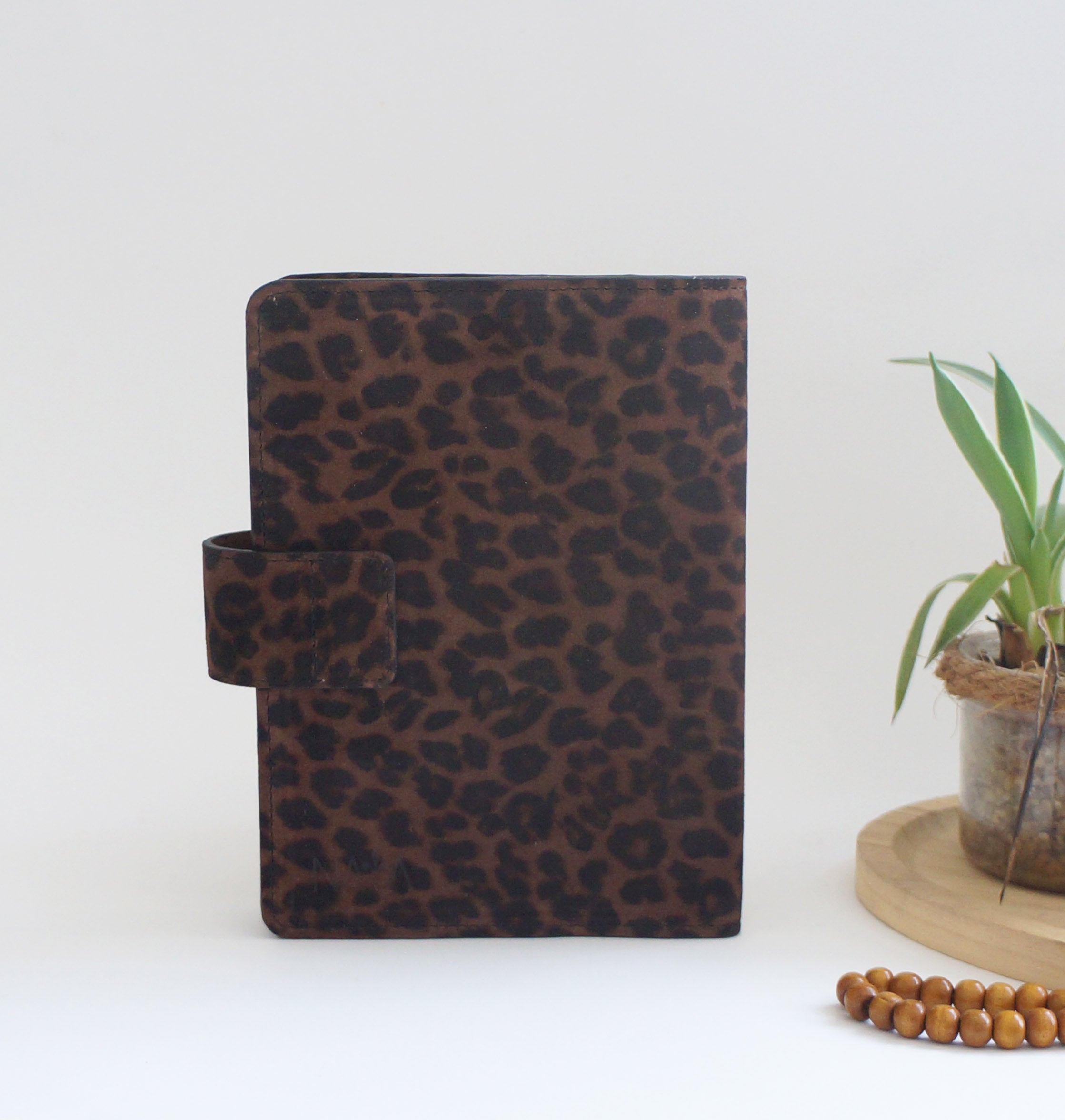 B6 Journal Cover - Dark Leopard/Cocoa Creme