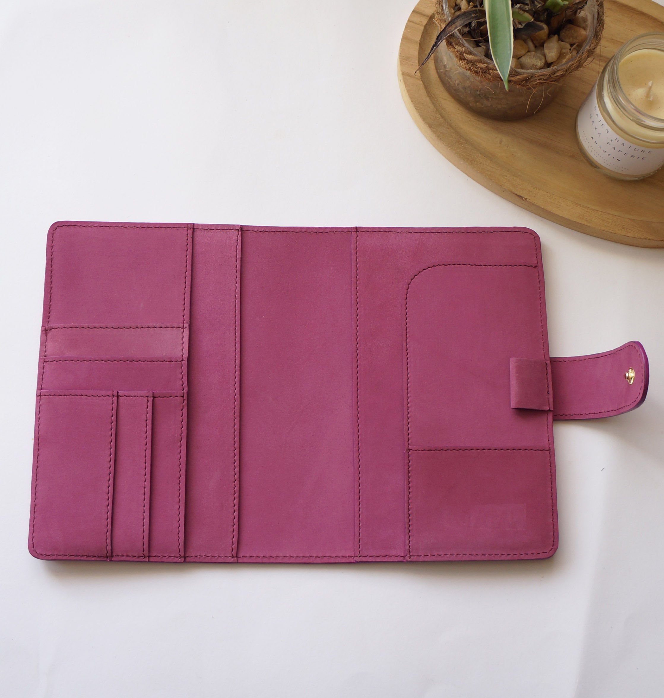 B6 Journal Cover - Mulberry Bliss