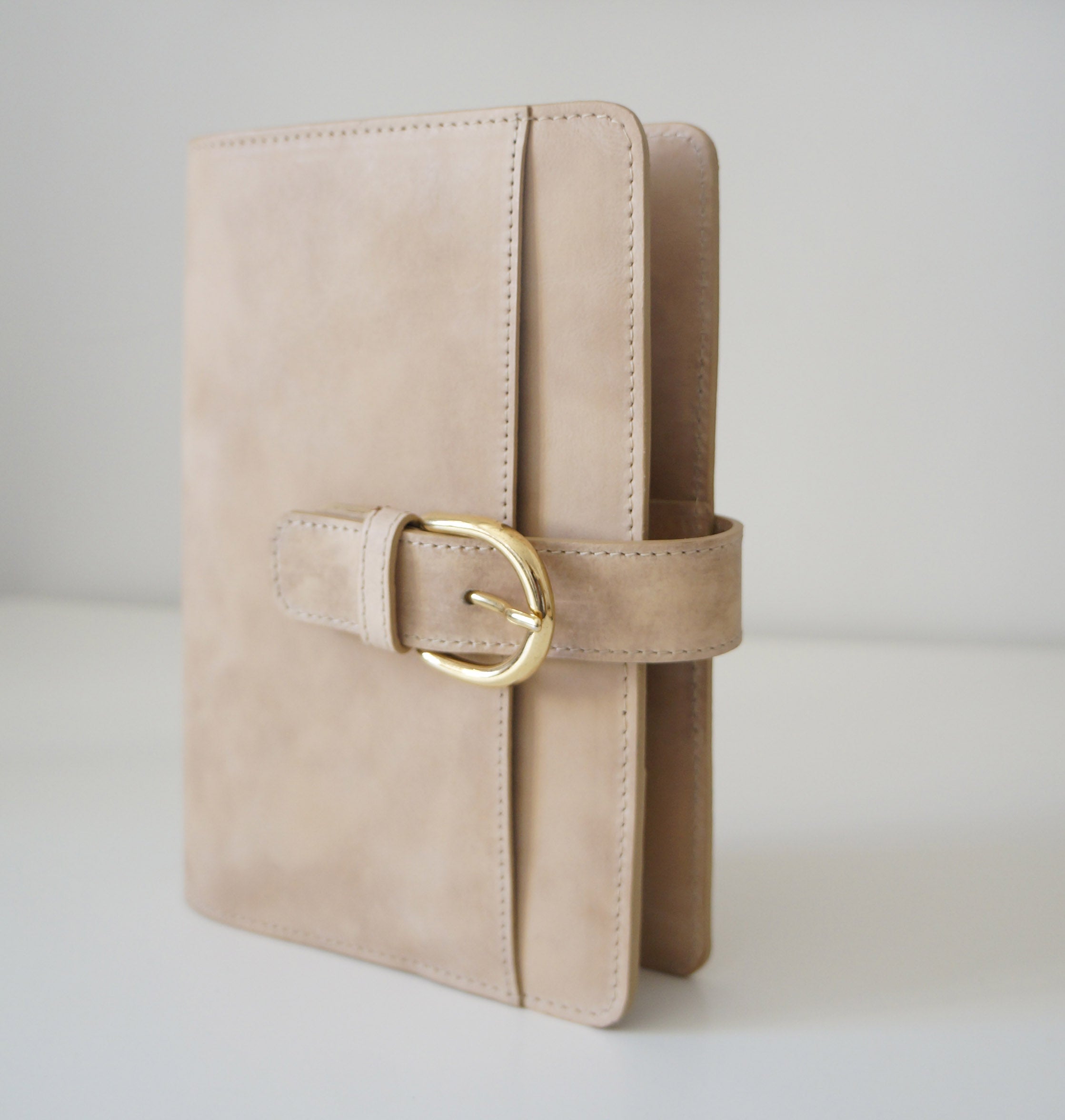 B6 Journal Cover - Angora belt closure
