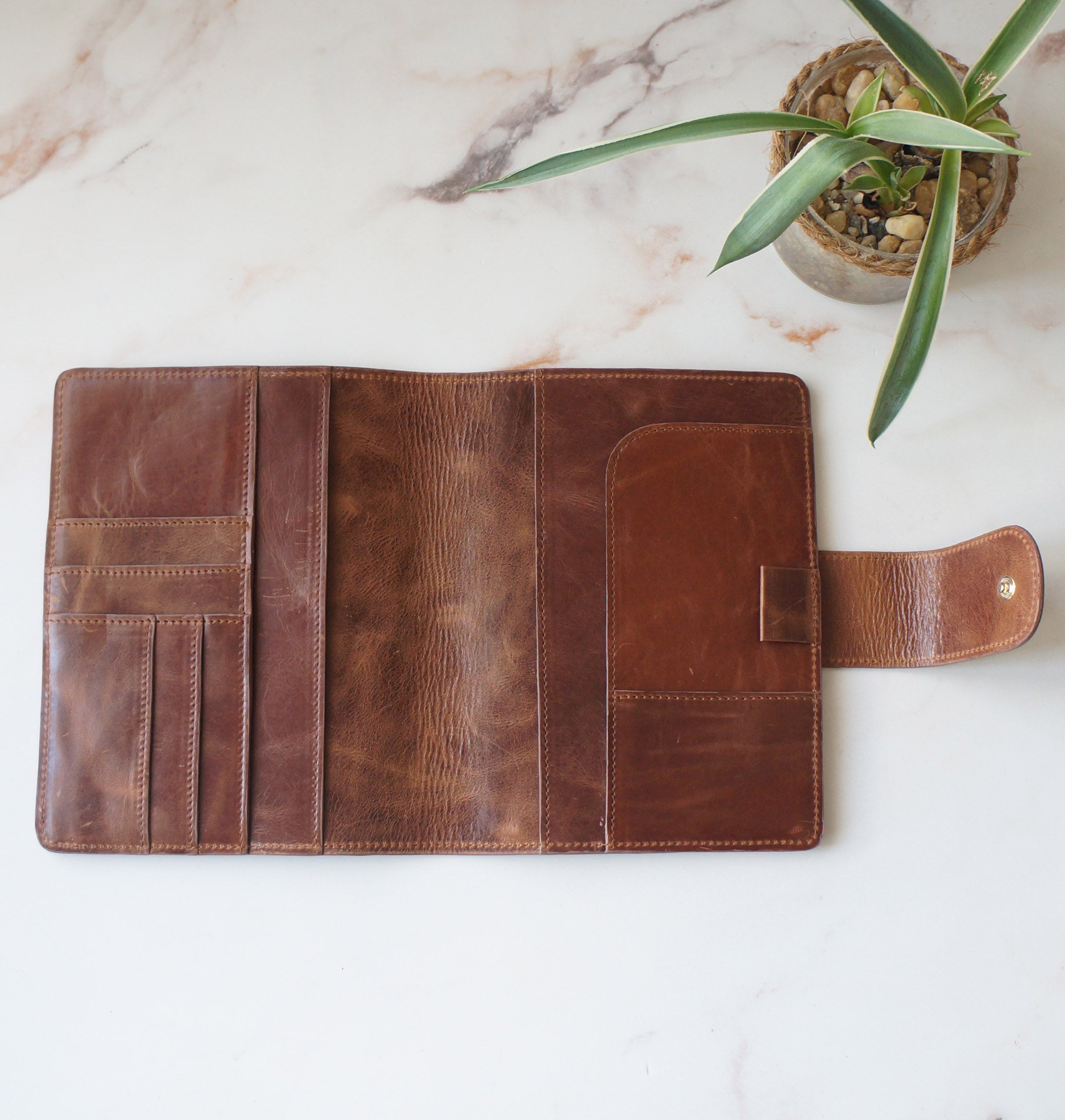 B6 Wide Journal Cover - Vintage Amber