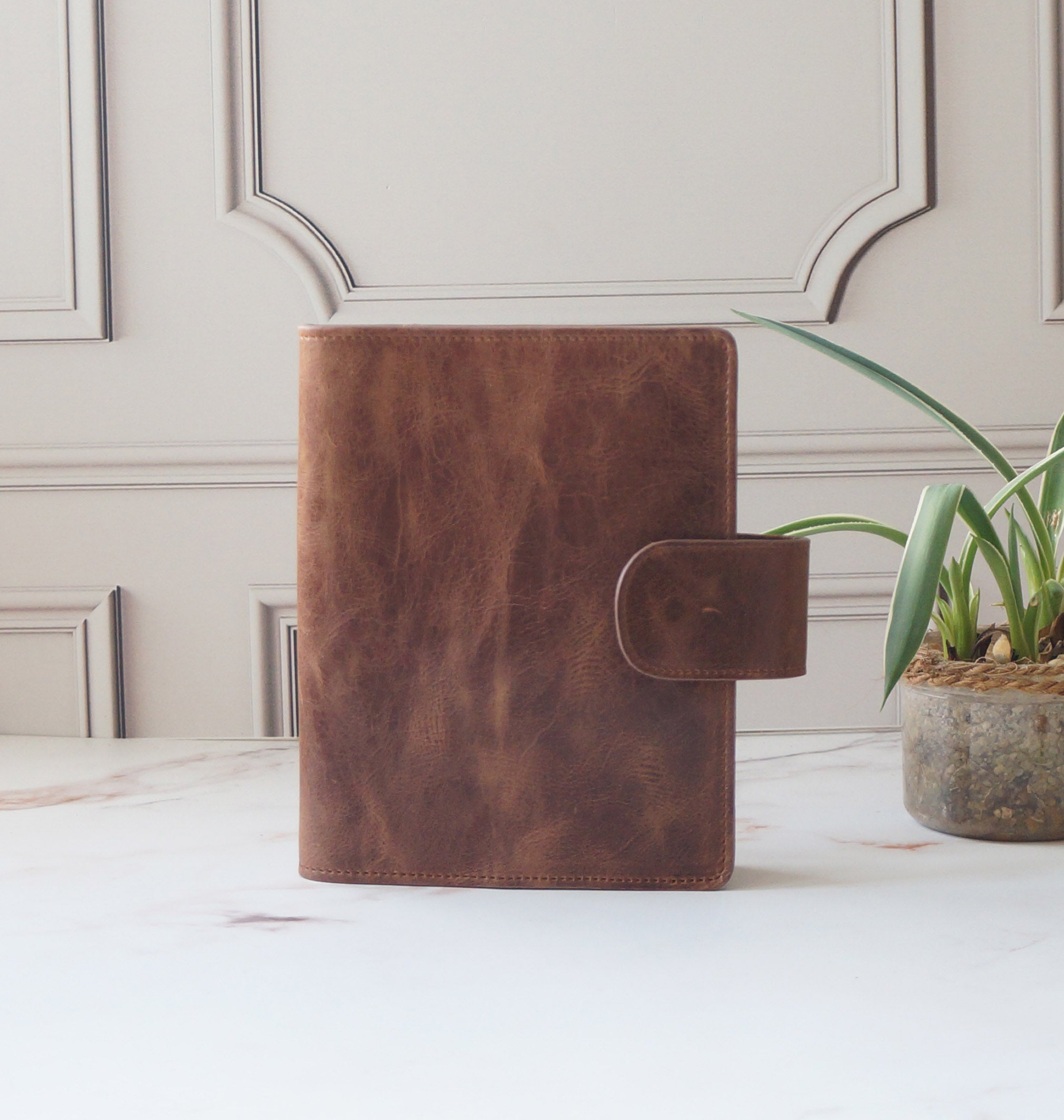 B6 Wide Journal Cover - Vintage Amber