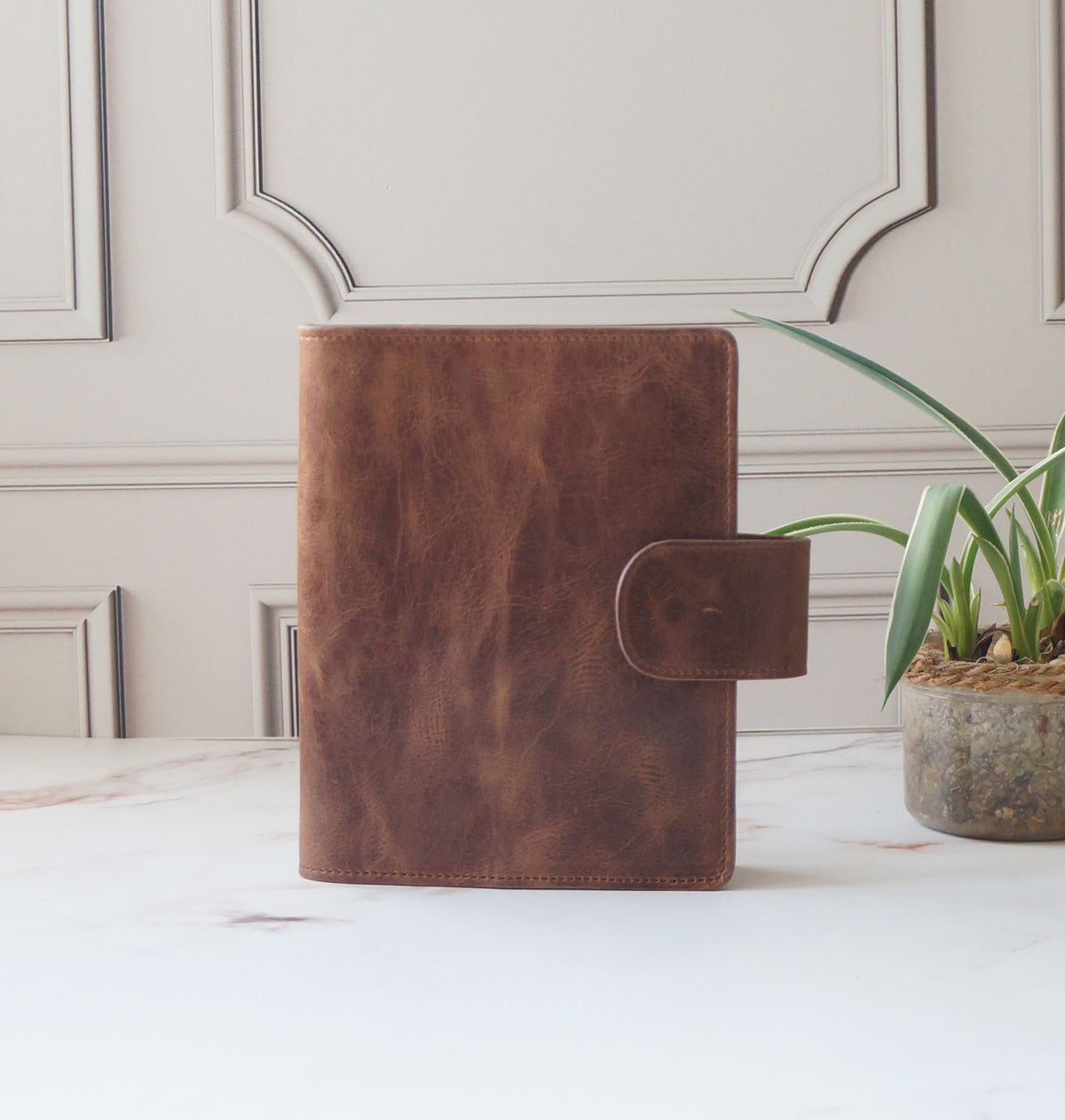 B6 Wide Journal Cover - Vintage Amber