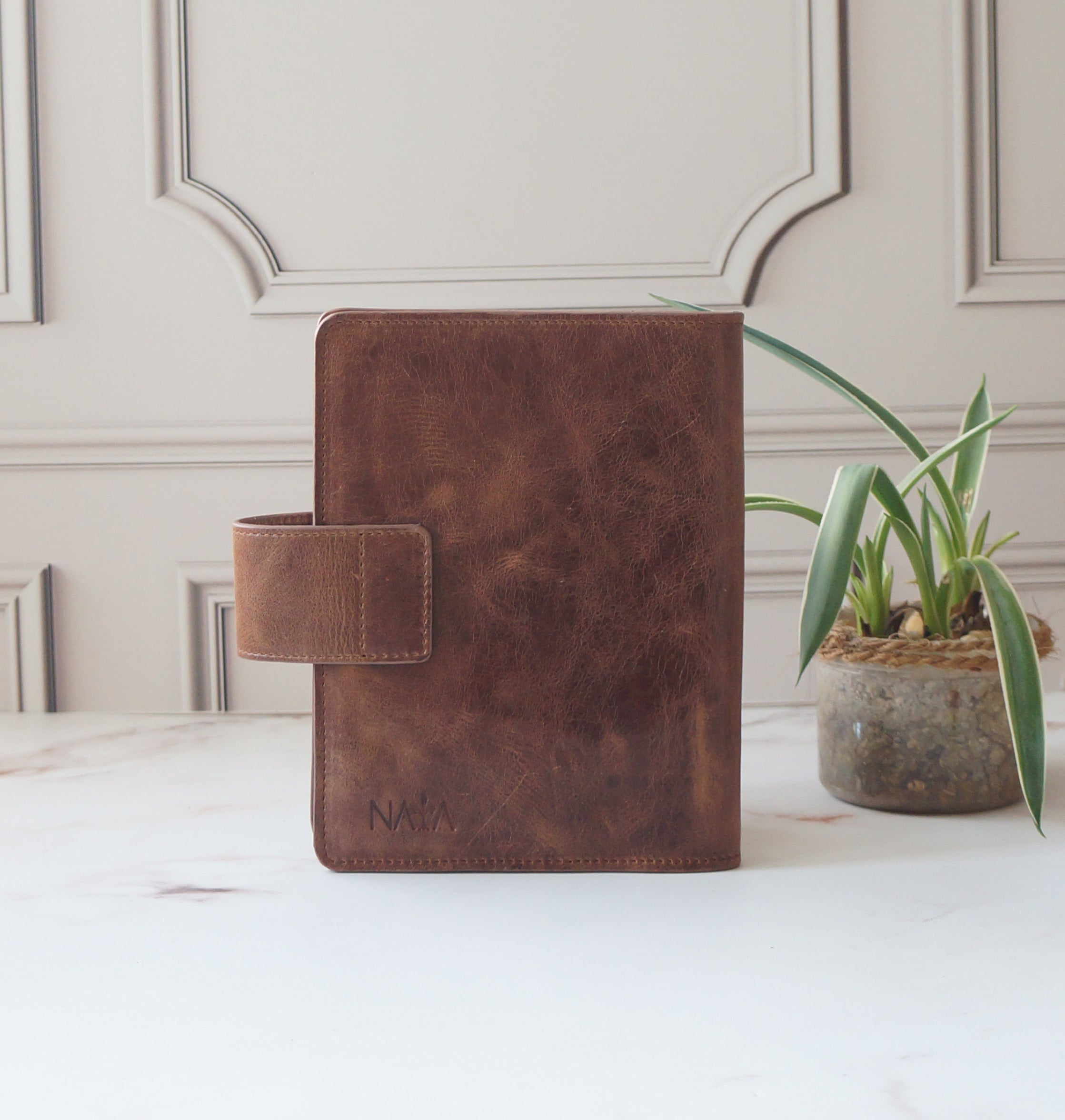 B6 Wide Journal Cover - Vintage Amber