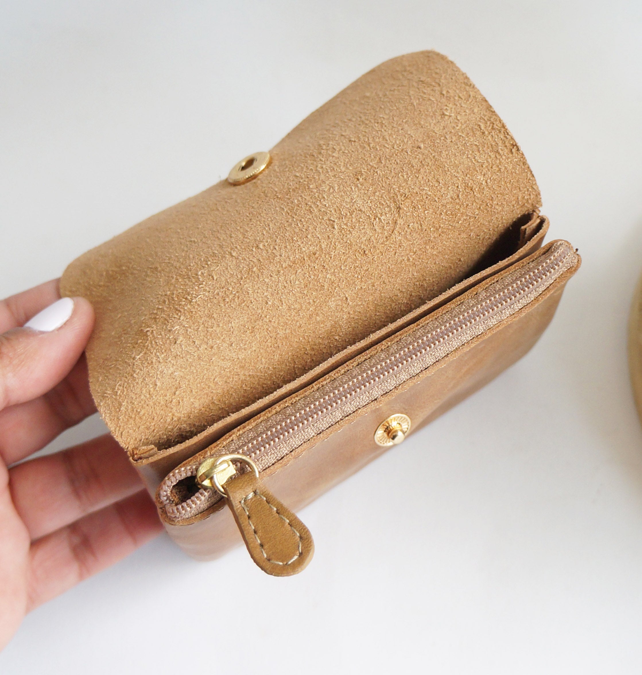 Coin Purse - Chai leather