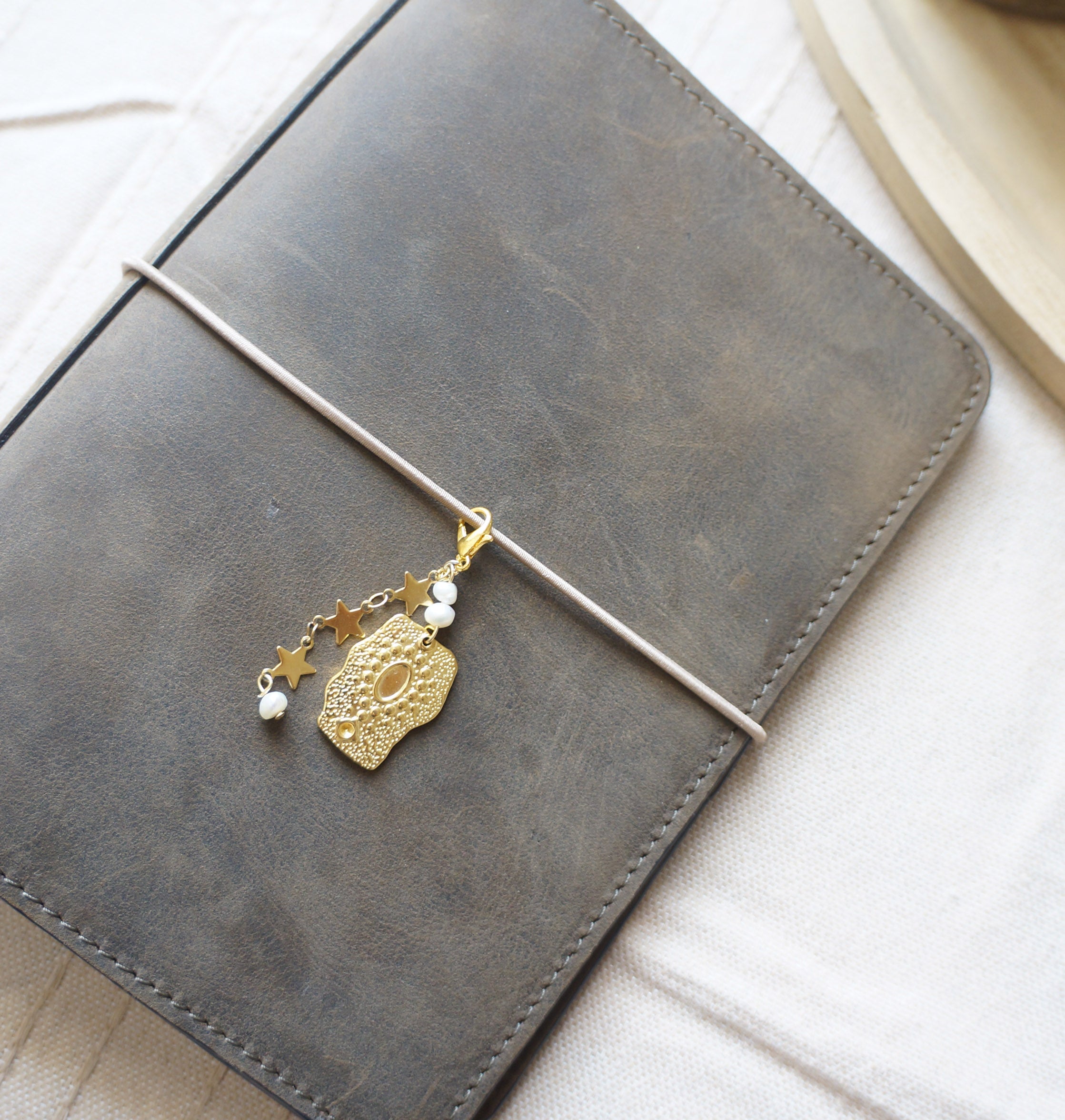 Stars & Pearls - Stainless Steel Charm