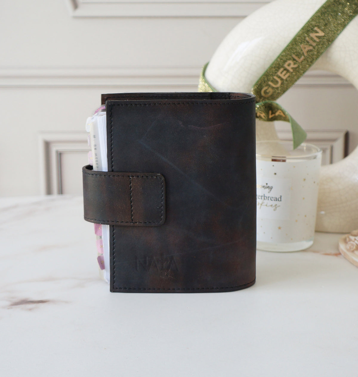 Nebuleuse Leather Planner Bundle - Pocket Ring Planner, Fly Leaf Wallet, Pouch & Bracelet