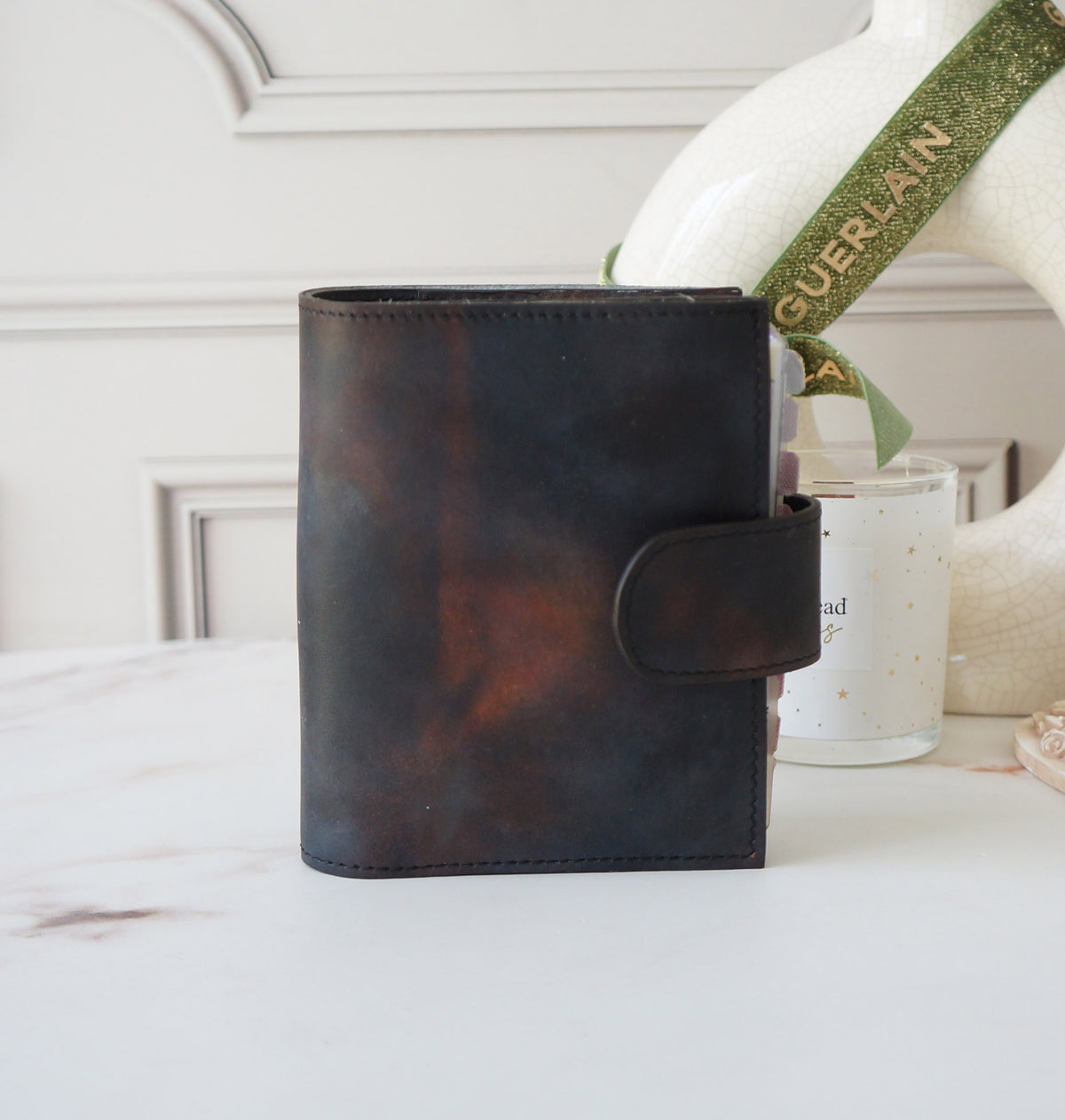 Nebuleuse Leather Planner Bundle - Pocket Ring Planner, Fly Leaf Wallet, Pouch & Bracelet