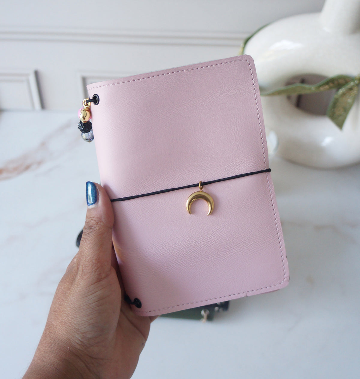 Trifold Pocket size set - Pink & Black